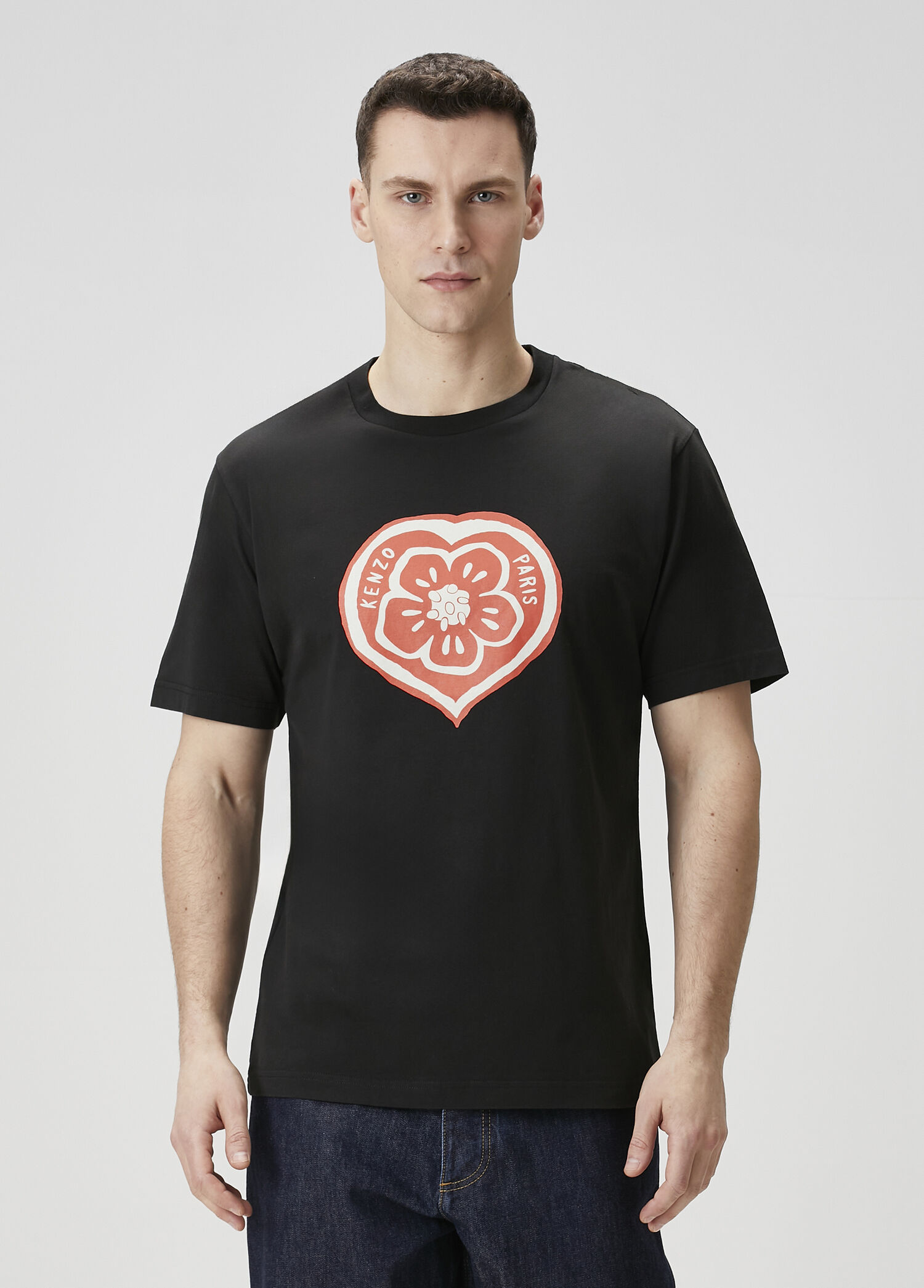 Boke Heart Siyah T-shirt