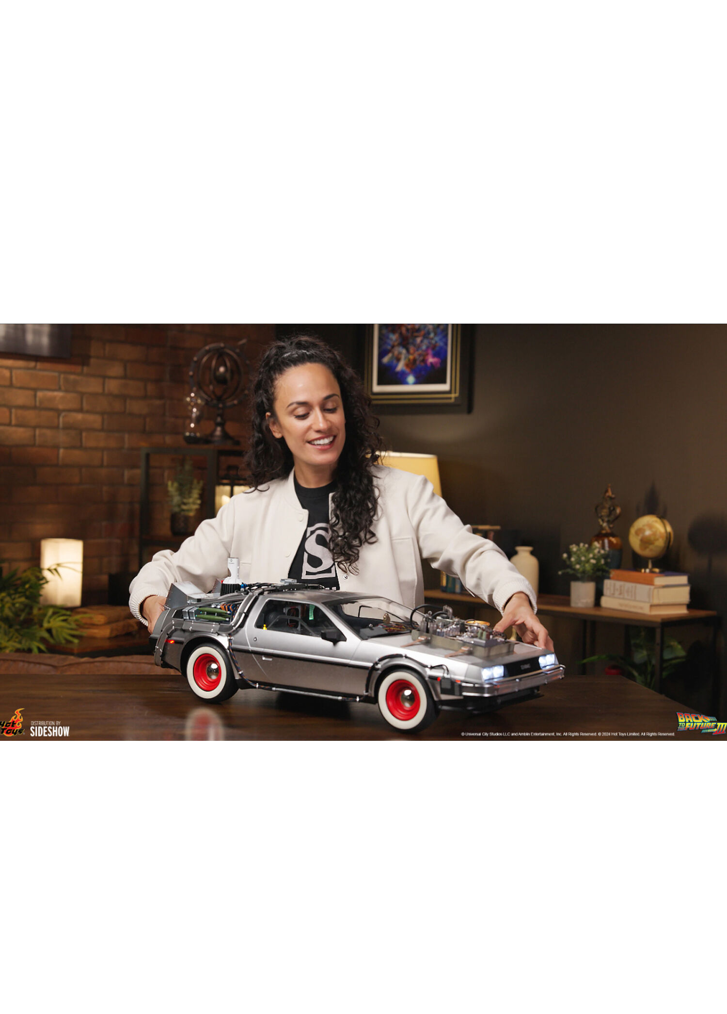 Hot Toys - Back To Future DeLorean Time Machine Figür - Çok Renkli