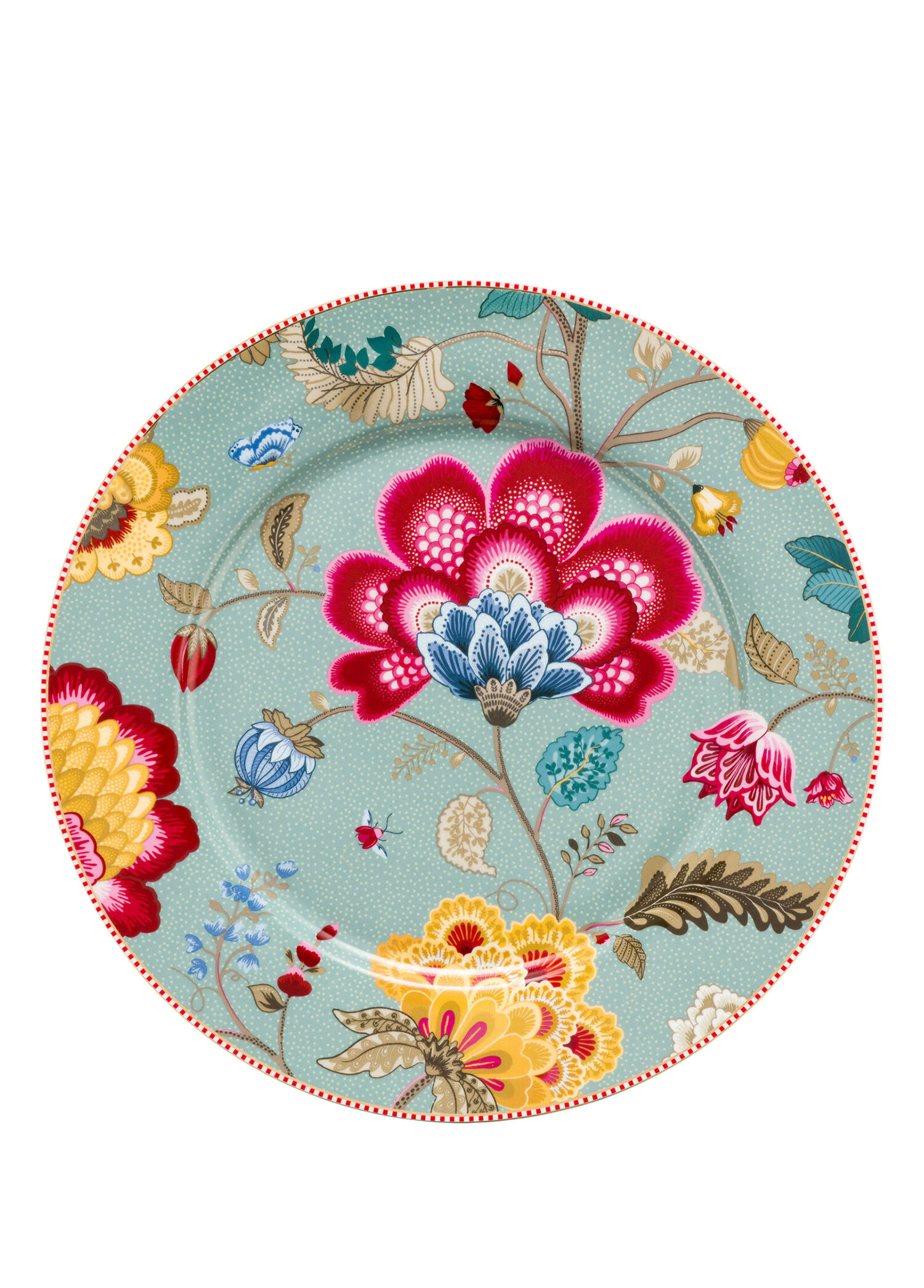 Fantasy Blooming Tales Mavi Porselen Supla 32 cm