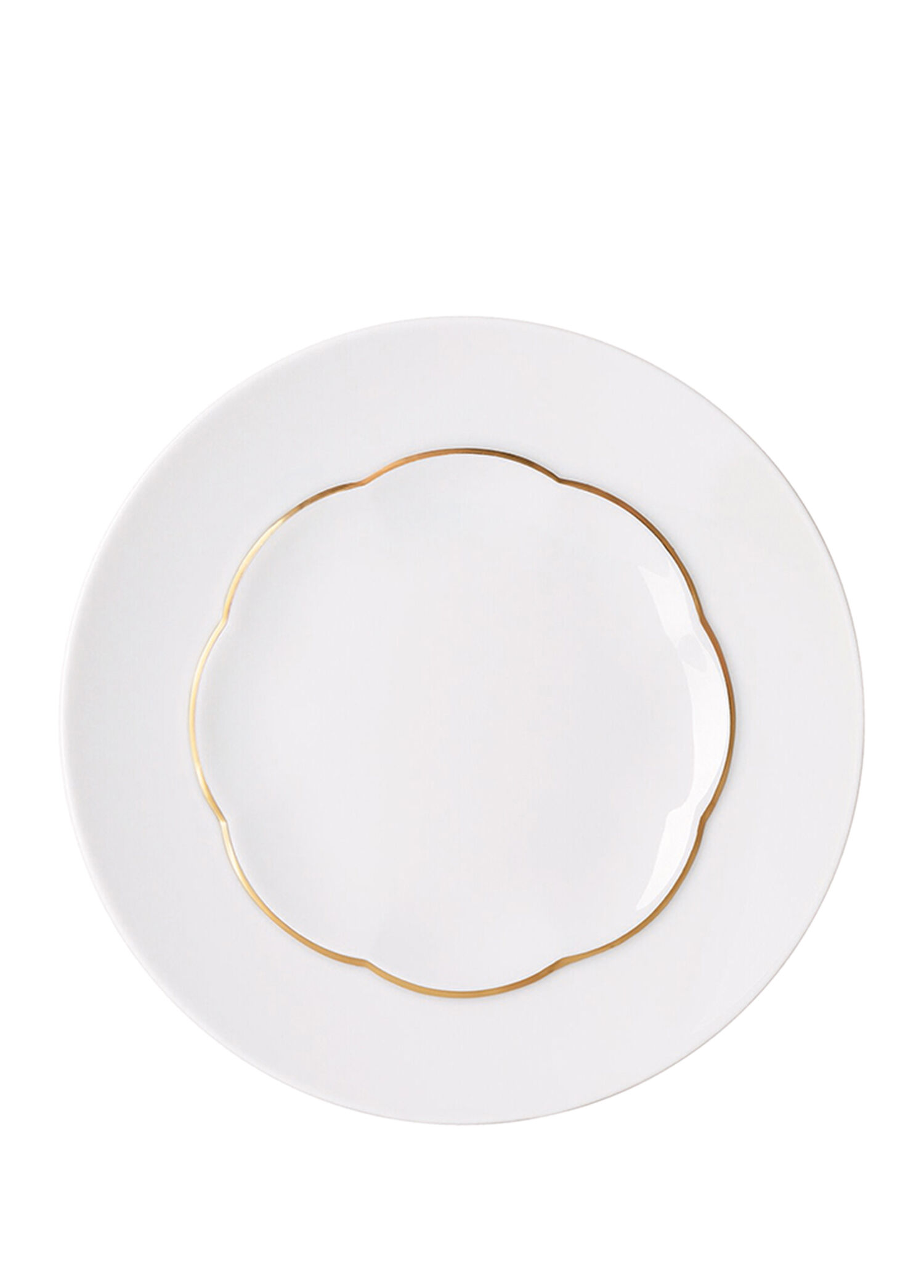 Sonetto Oro Beyaz Porselen Ekmek Tabağı 17 cm