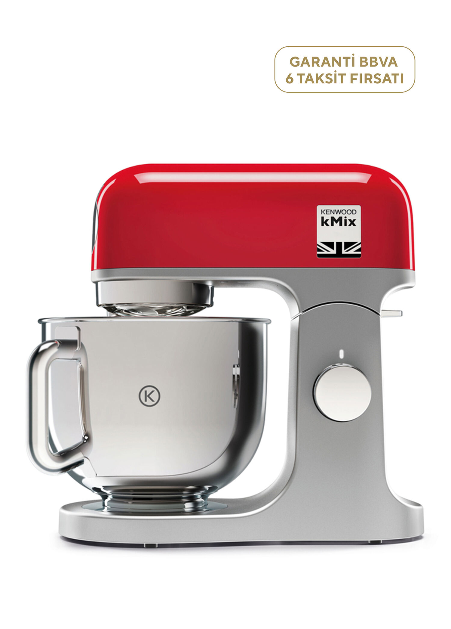 KMX750RD kMix Kırmızı Mutfak Şefi Stand Mikser 5 L