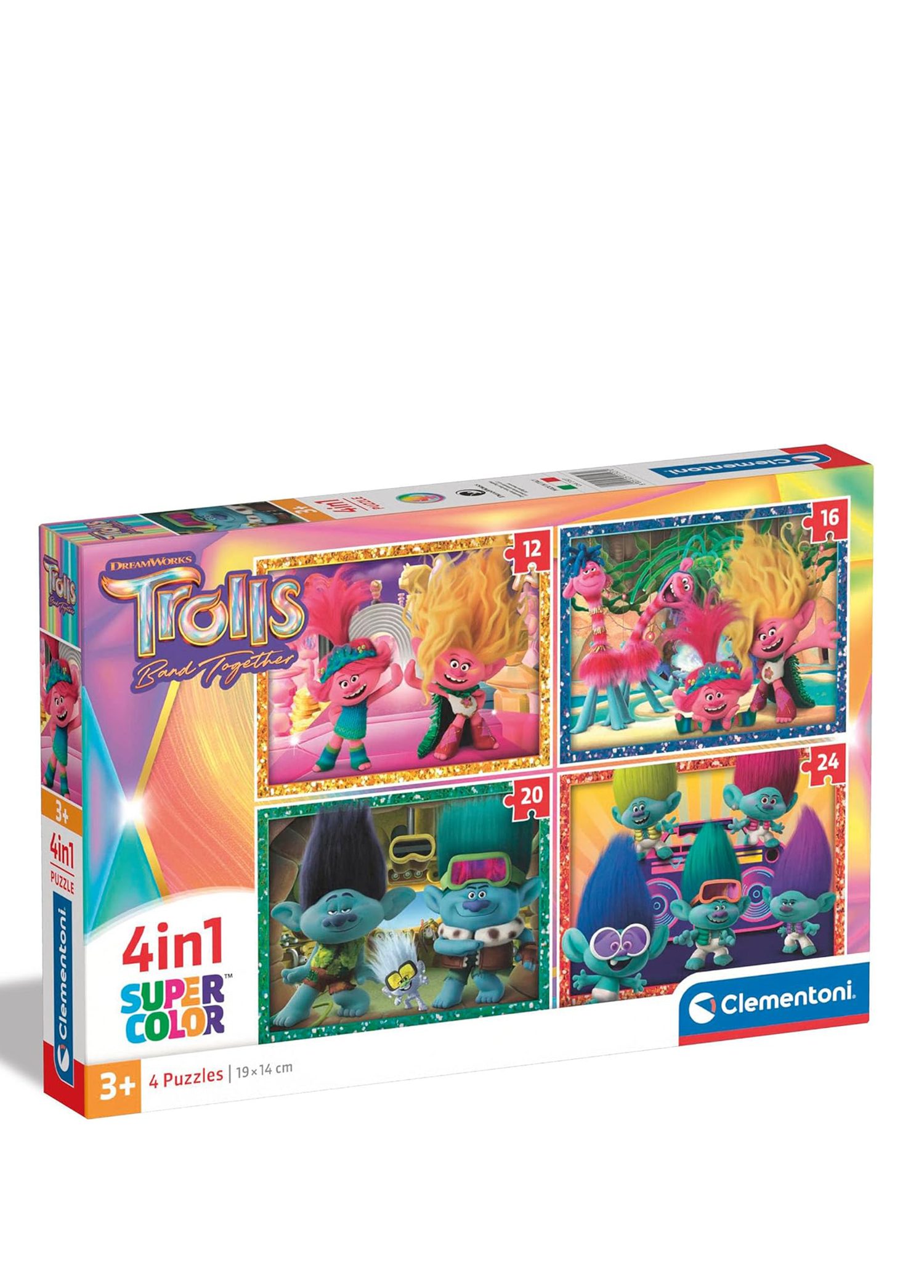 Trolls 4 in 1 72 Parça Puzzle