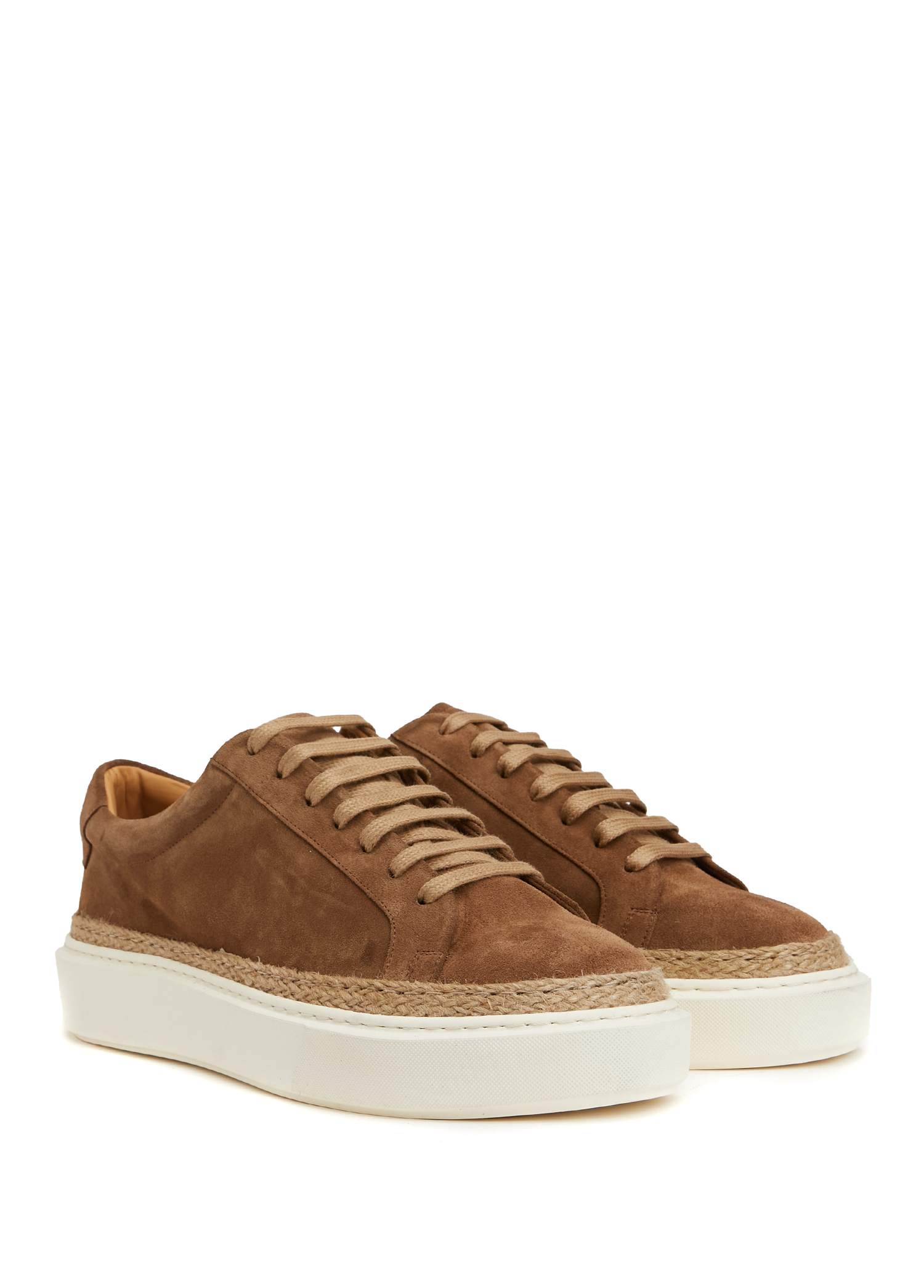 Taba Jüt Detaylı Erkek Süet Sneaker_1