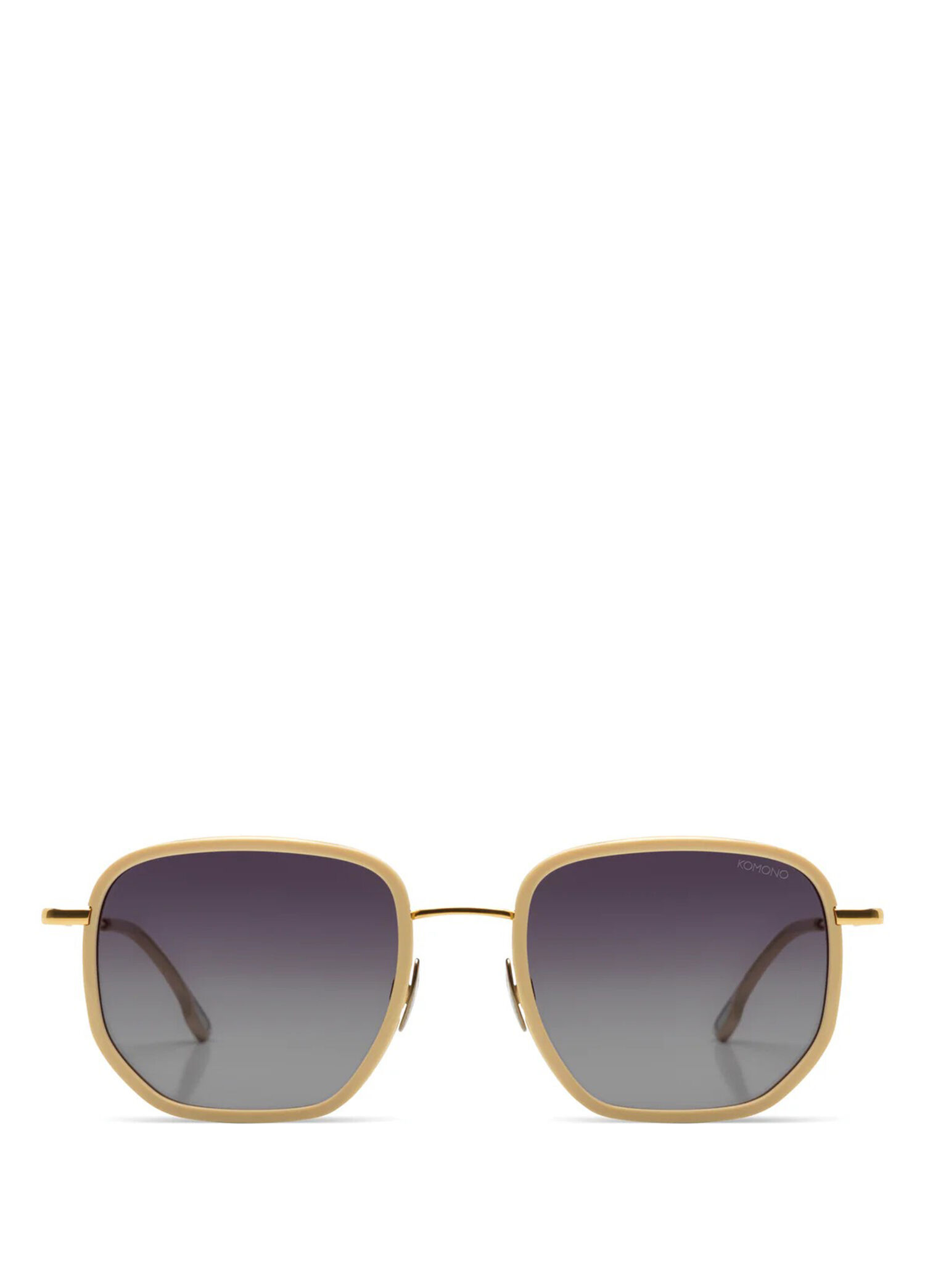 Val Marshmallow Gold Titanyum Unisex Güneş Gözlüğü