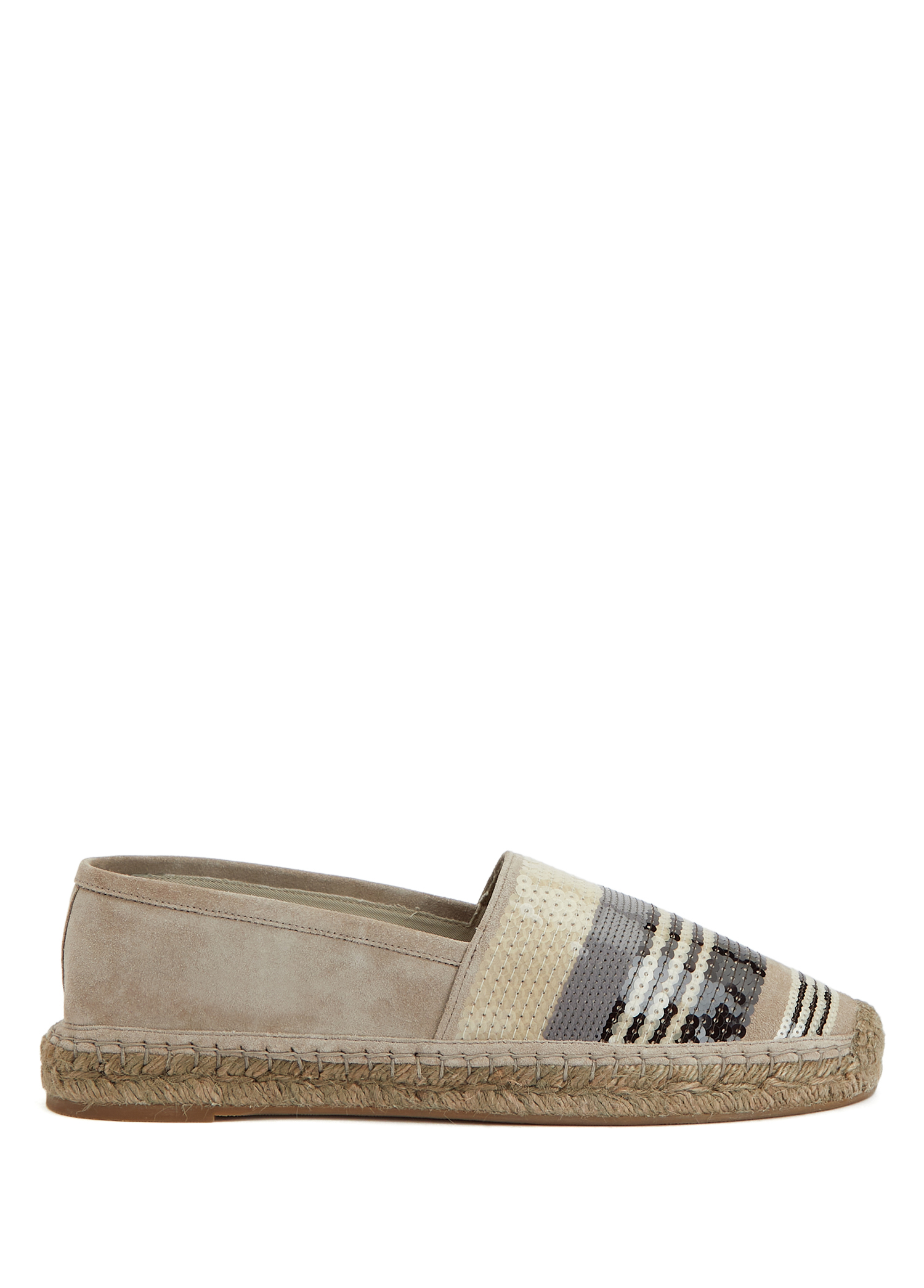 Brunello Cucinelli Beige Women's Leather Espadrille