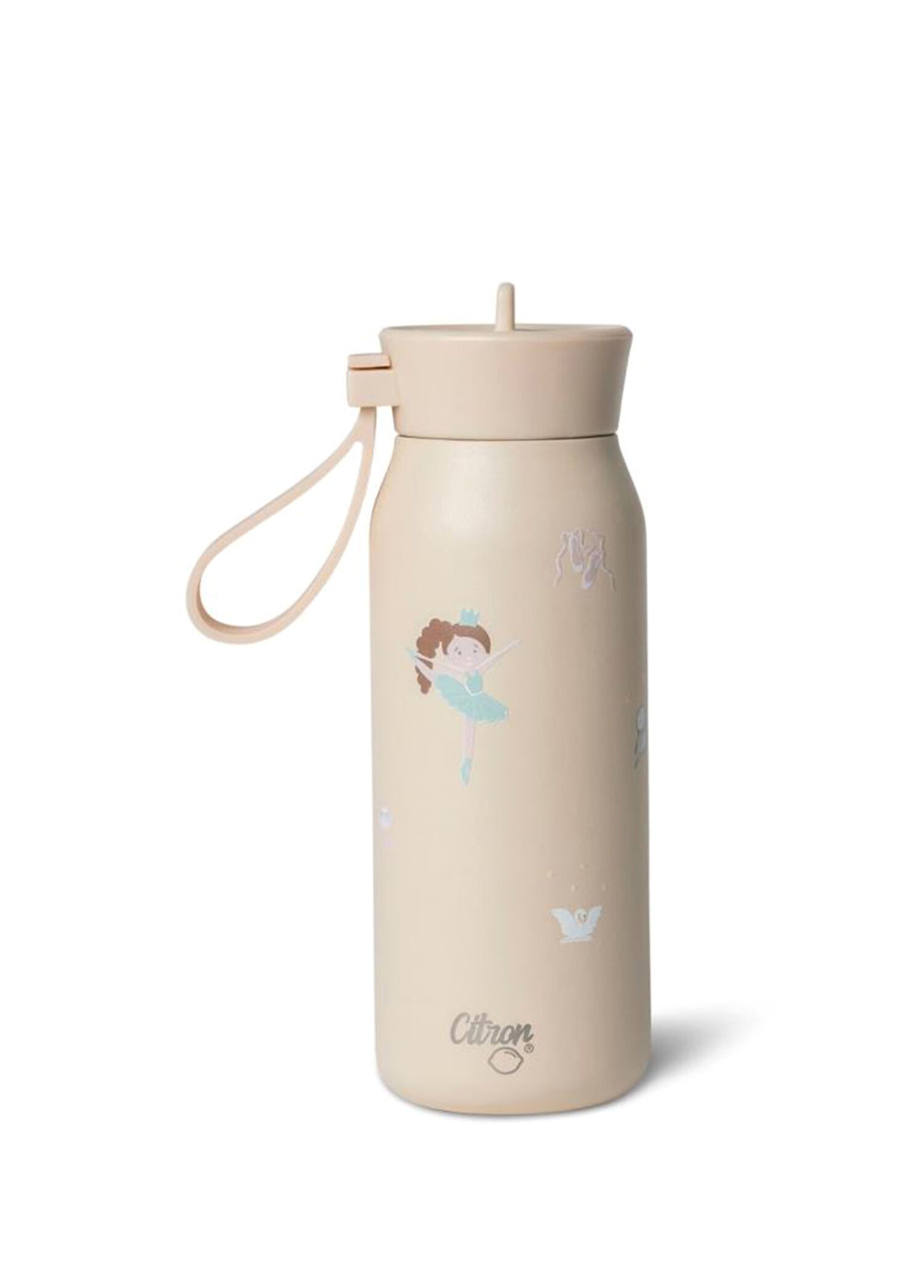Ballerina Bej Çelik 3 Katmanlı Çocuk Termos Seti 250 ml