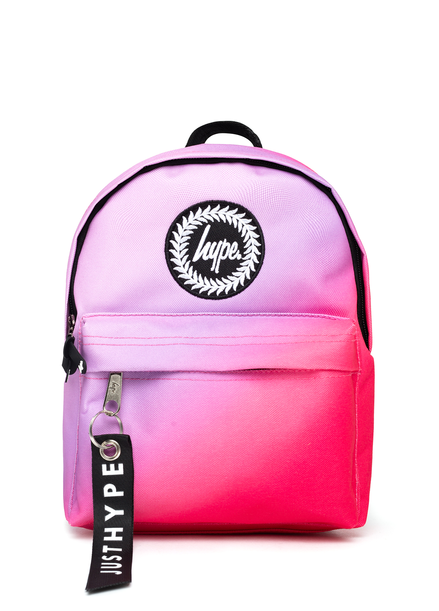 Just Hype Unisex Kids Backpack With Pink Logo