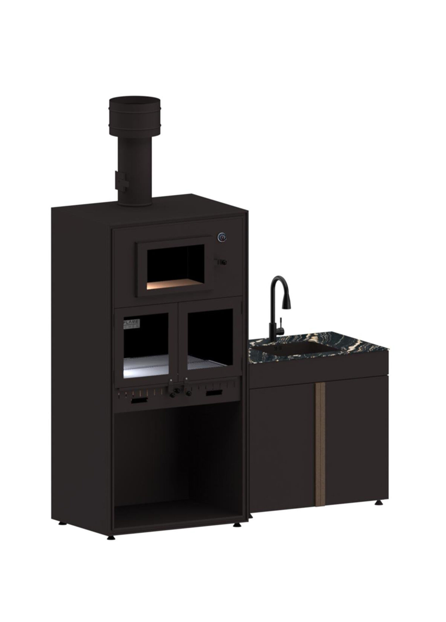 Pure 2102 2 Modül Bahçe Mutfak Seti