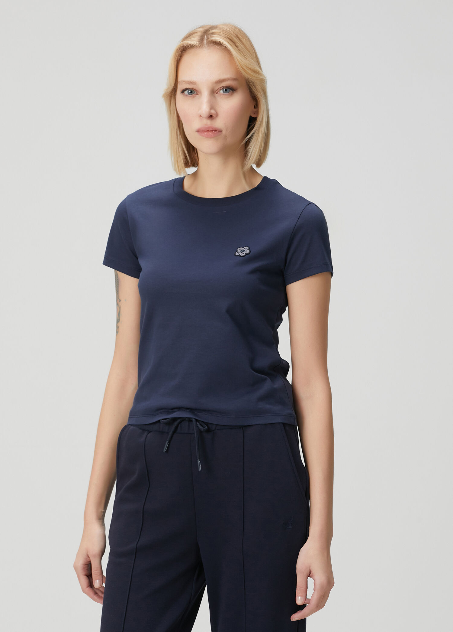 Kenzo Lacivert Kadın Boke Flower Lacivert T-shirt 1886252 | Beymen