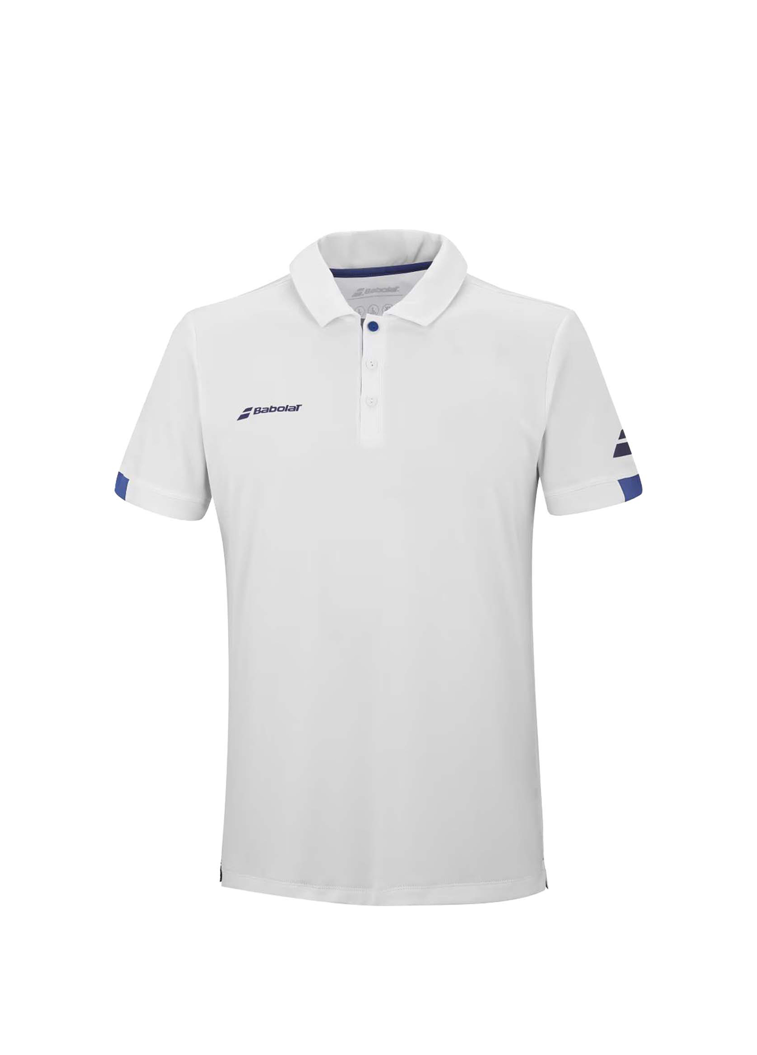 Play Polo Yaka Beyaz Erkek Tenis T-shirt