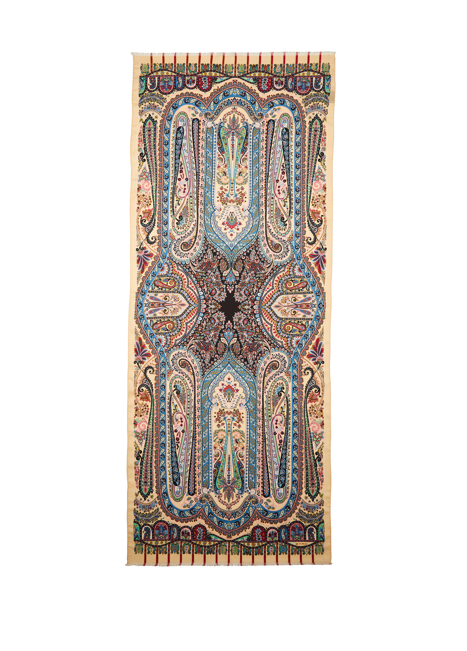 Tosca Colorblocked Kadın Yün Şal
