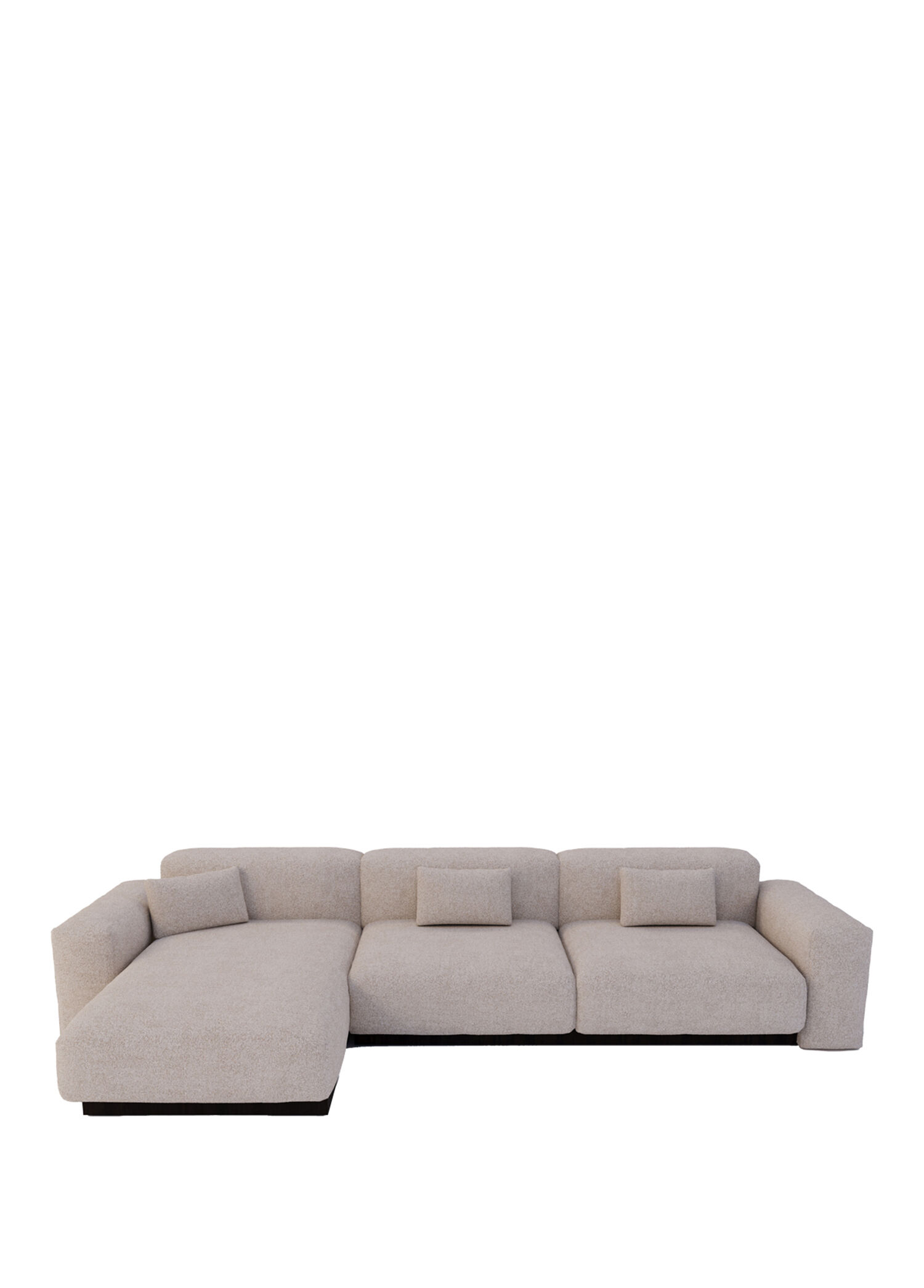 Tierra Krem Rengi Üçlü Daybed Kanepe