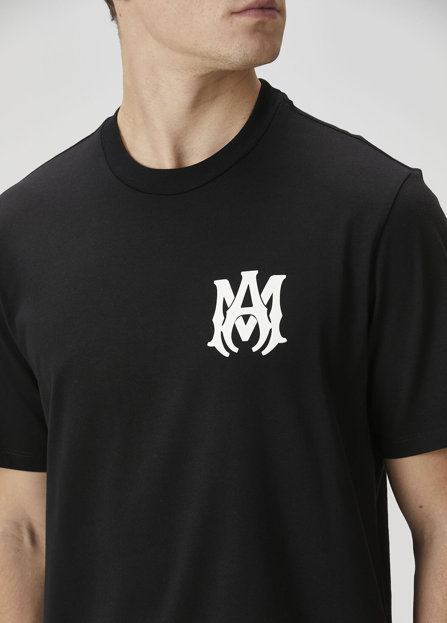 Amiri Siyah Erkek Siyah Logo Baskılı T-shirt 1645930 | Beymen