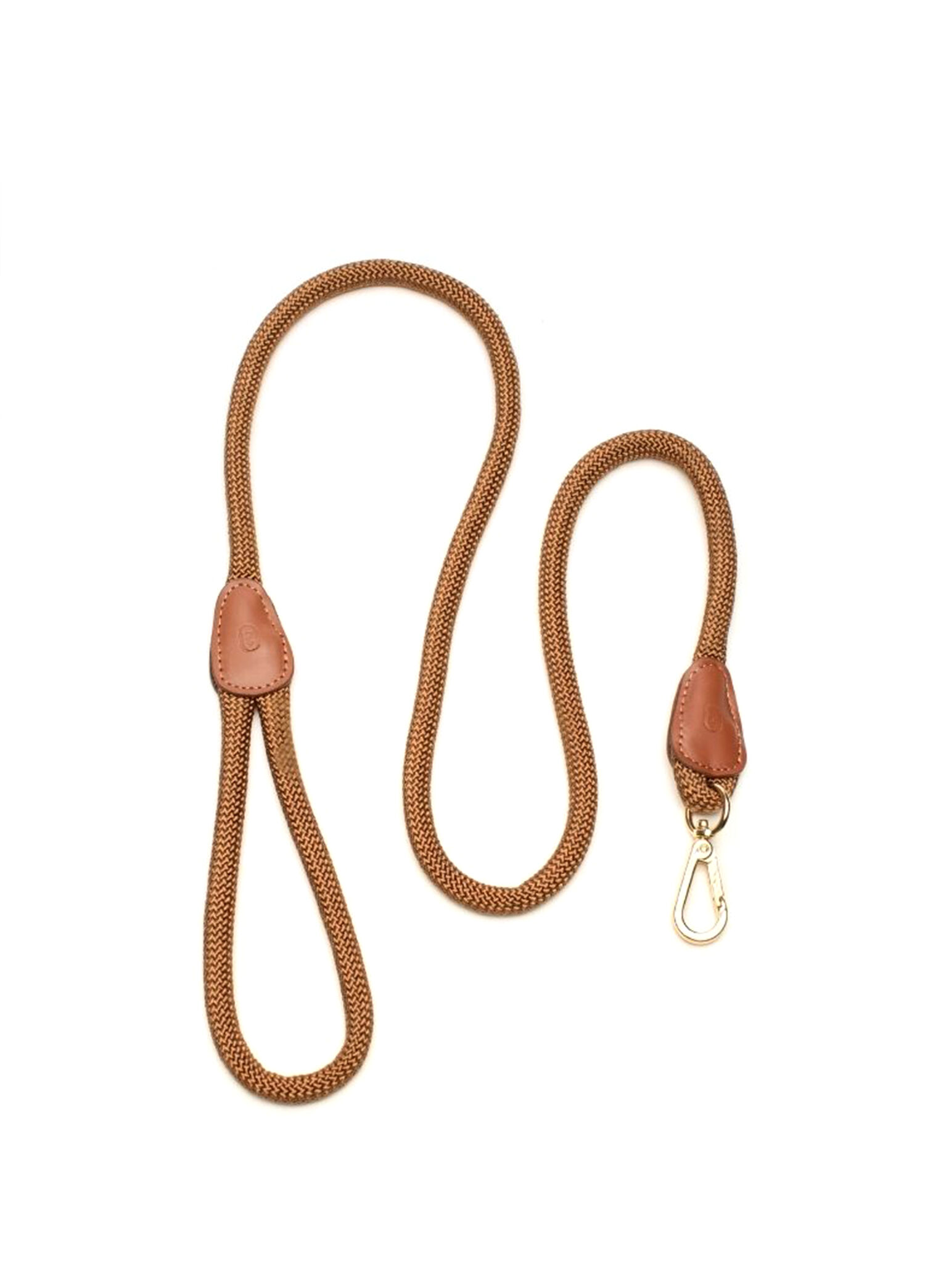 Karamel Paracord ve Deri Köpek Gezdirme Kayışı