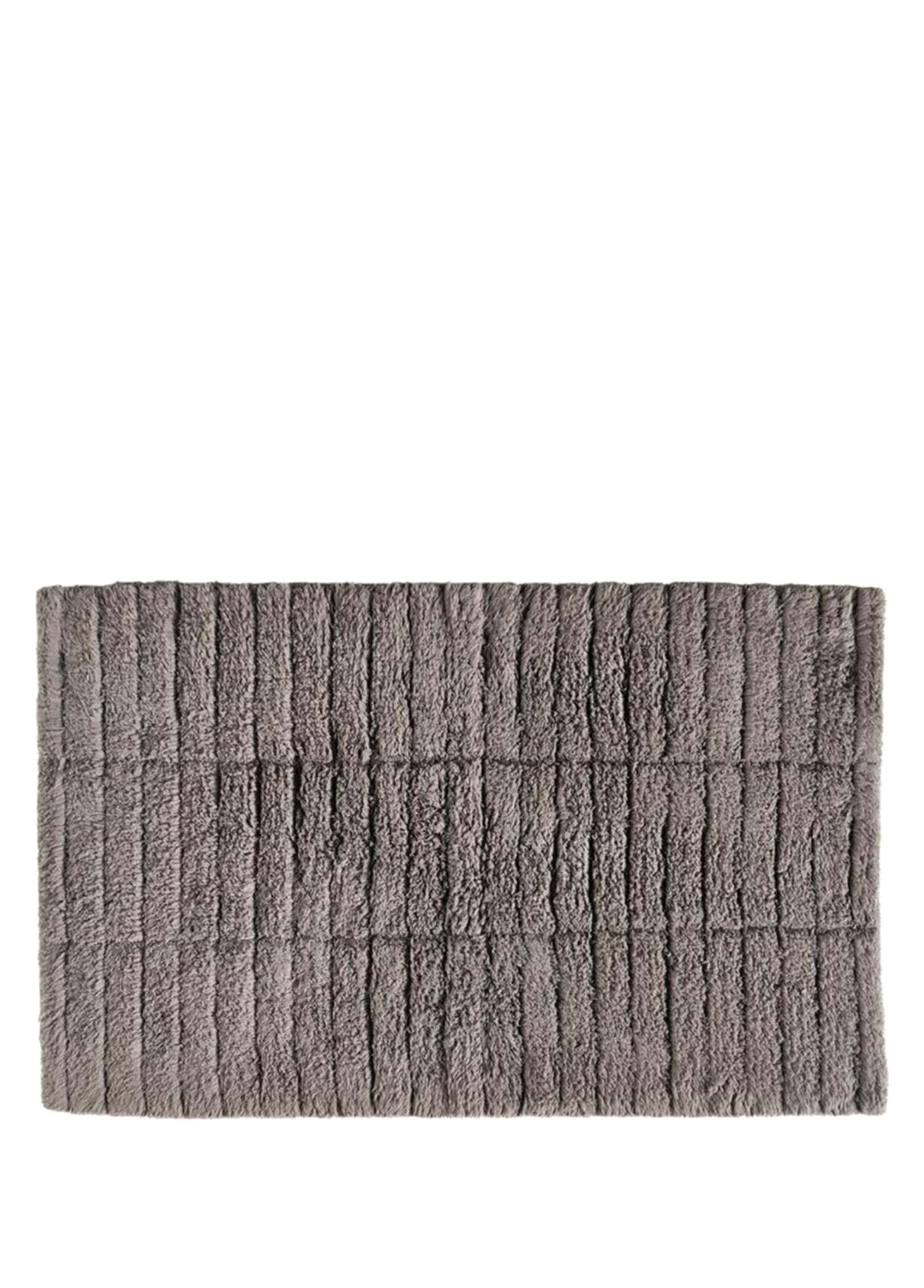 Fayans Gri %100 Pamuk Banyo Paspası 50 x 80 cm