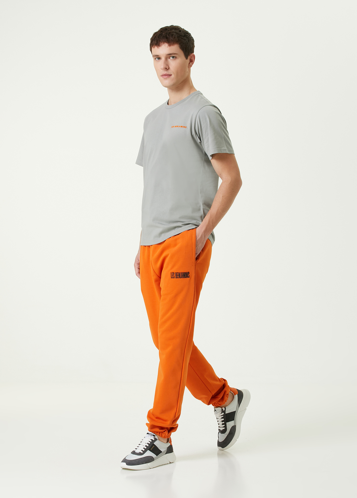 Beymen Turuncu Beli Kordonlu Logolu Jogger Eşofman Altı. 1 Beymen Turuncu Beli Kordonlu Logolu Jogger Eşofman Altı. 1