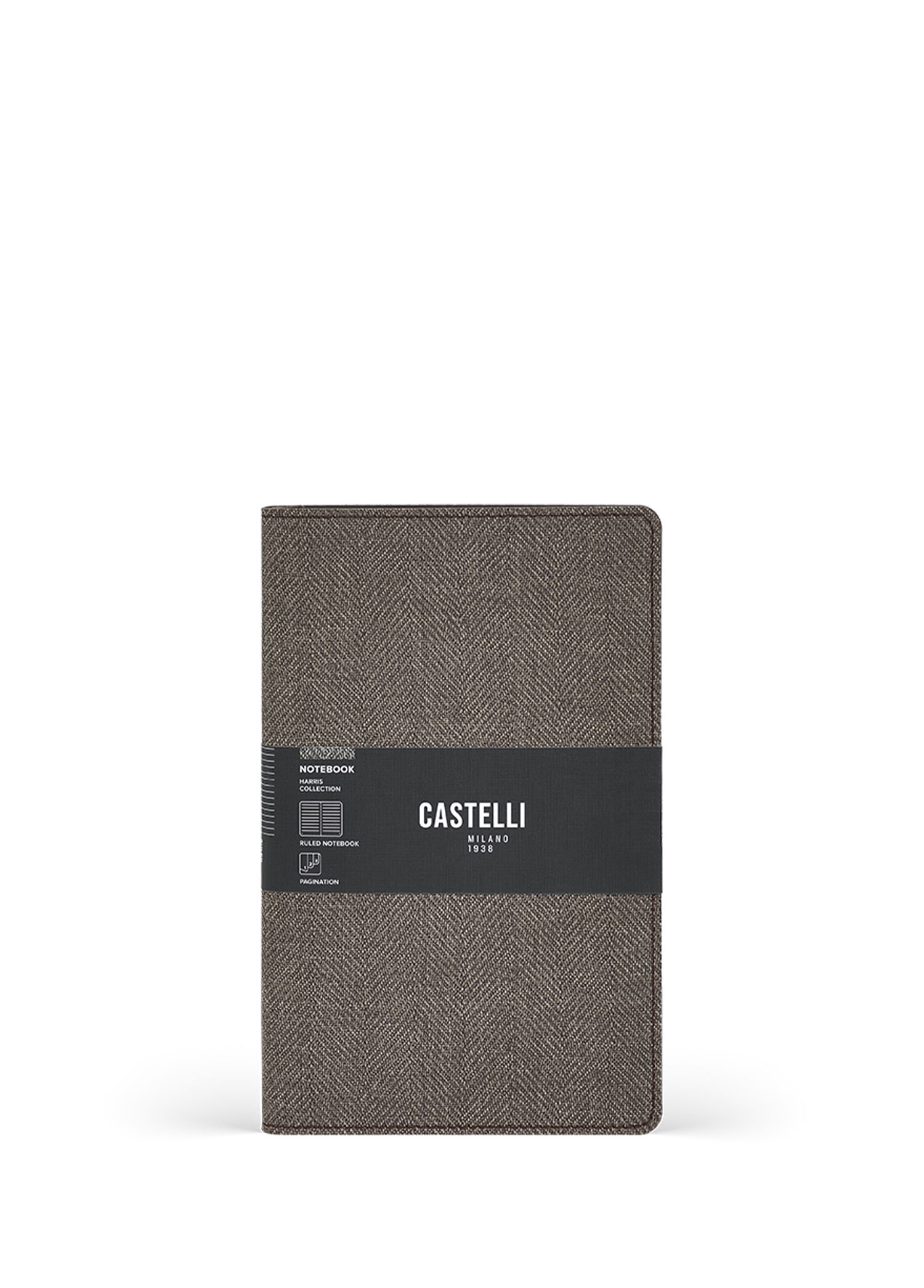 Milano Harris Koleksiyon Coffee Brown Çizgili Defter