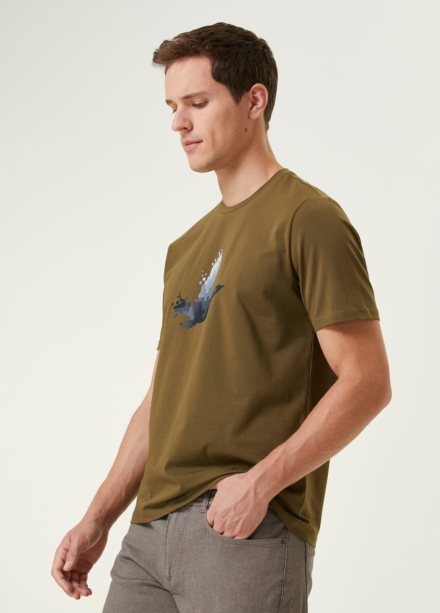 Haki Logolu T-shirt_1