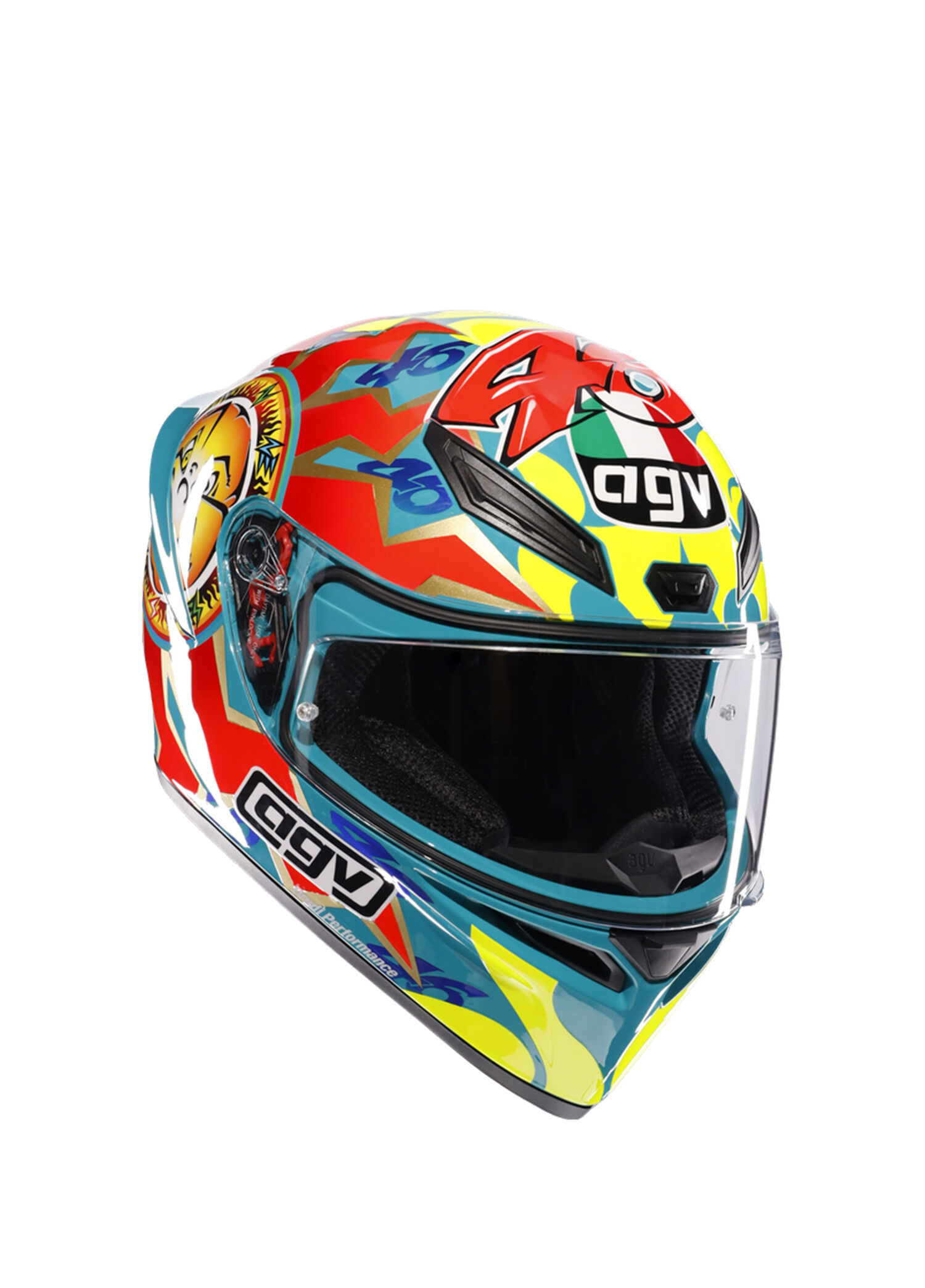 K1 S Rossi Mugello 1999 Configuration Kapalı Motosiklet Kask