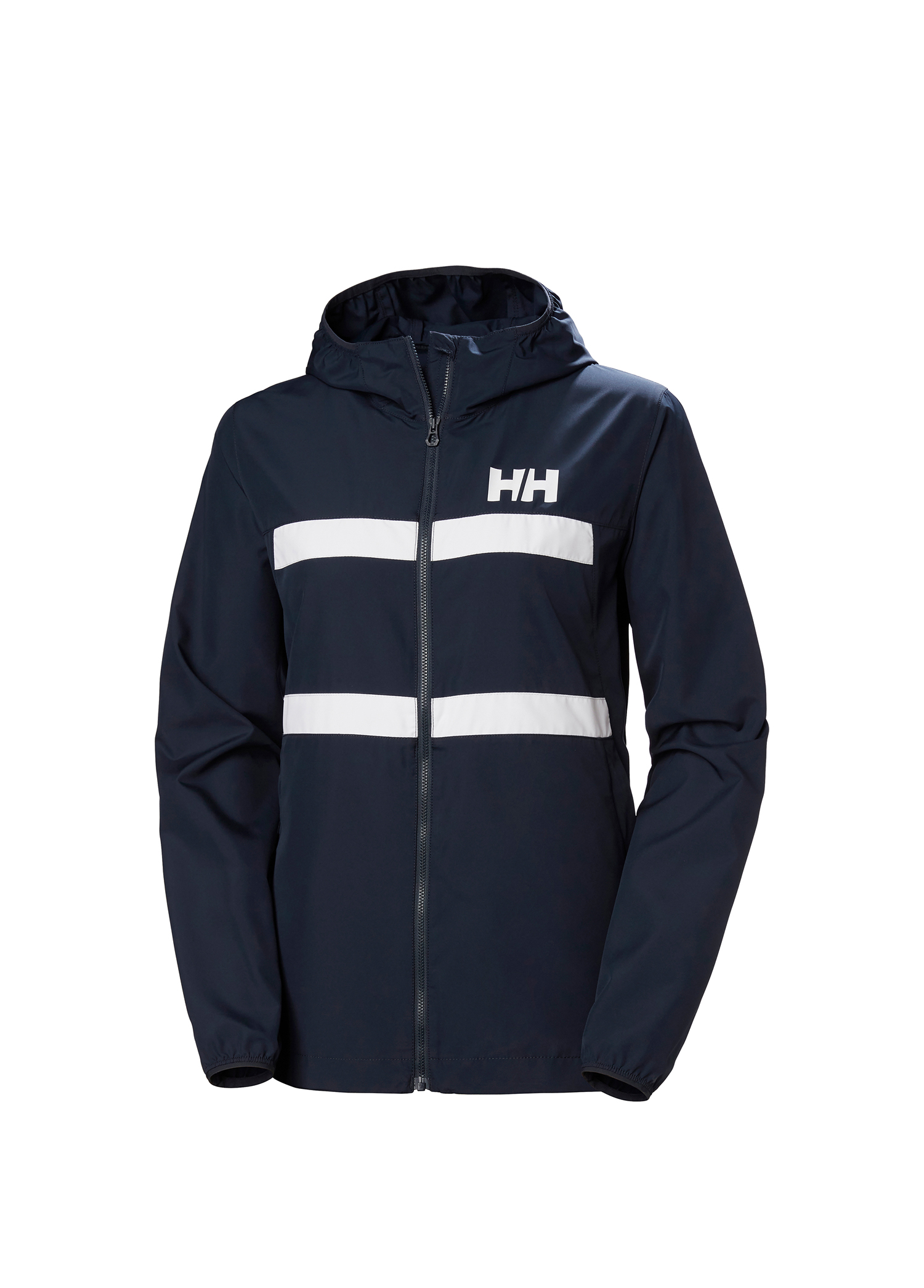 Salt Strıpe Windbreaker Lacivert Kadın Rüzgarlık