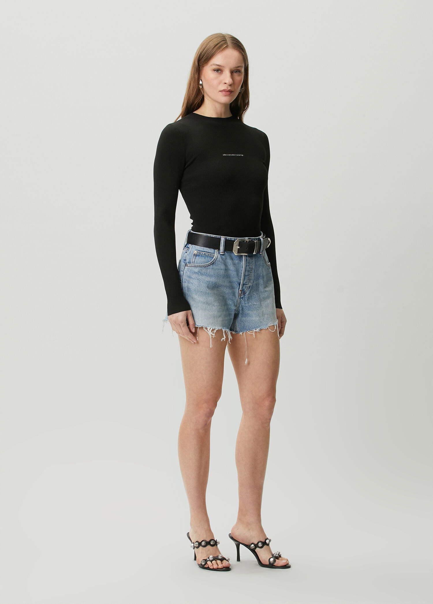 Alexander Wang.t ストレッチニットジャカードロゴタンク Alexander Wang - alexander wang ストレッチニットジャカードロゴ