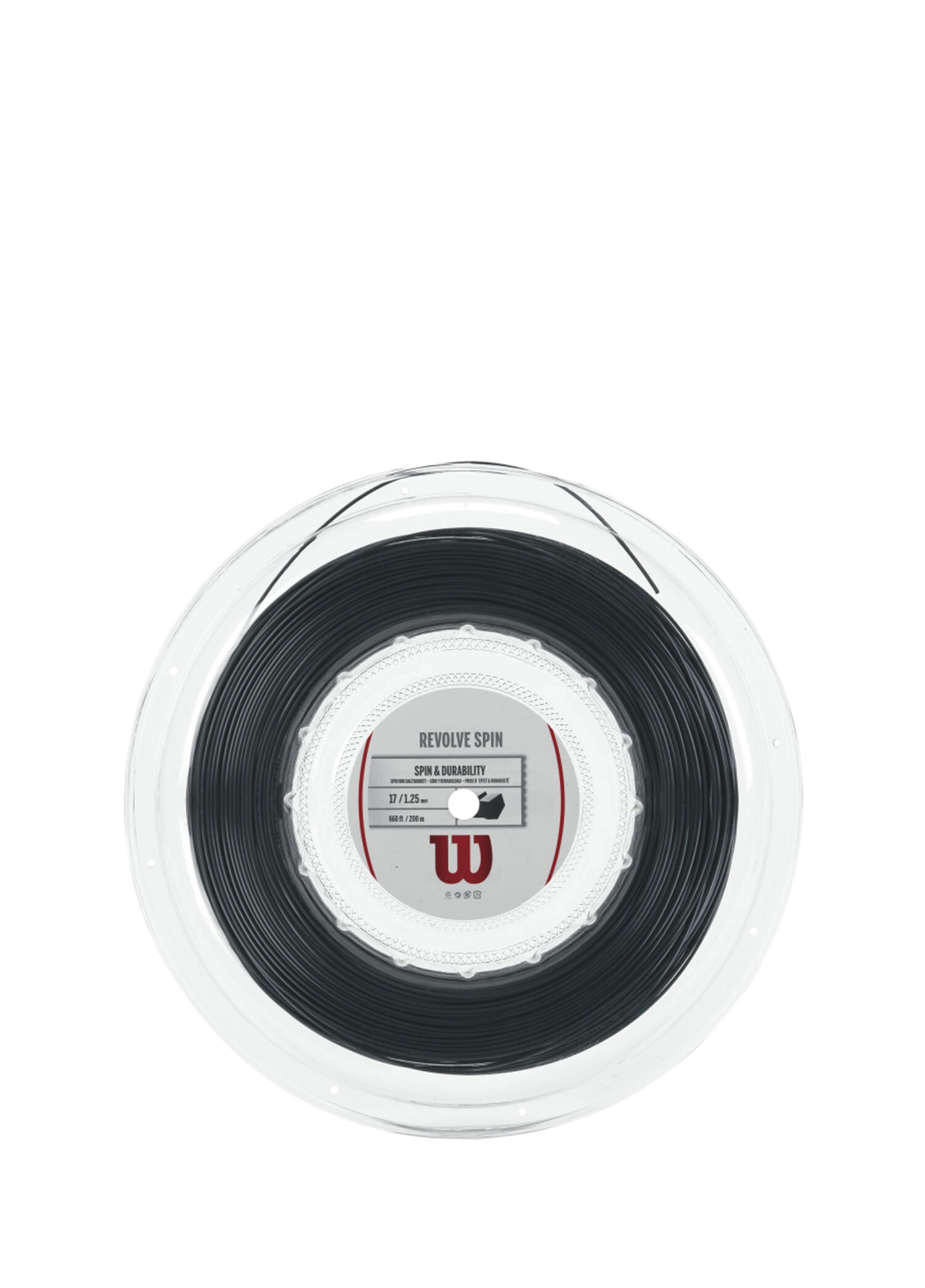 Revolve Spin 17 Reel Siyah Tenis Kordajı WRZ908100