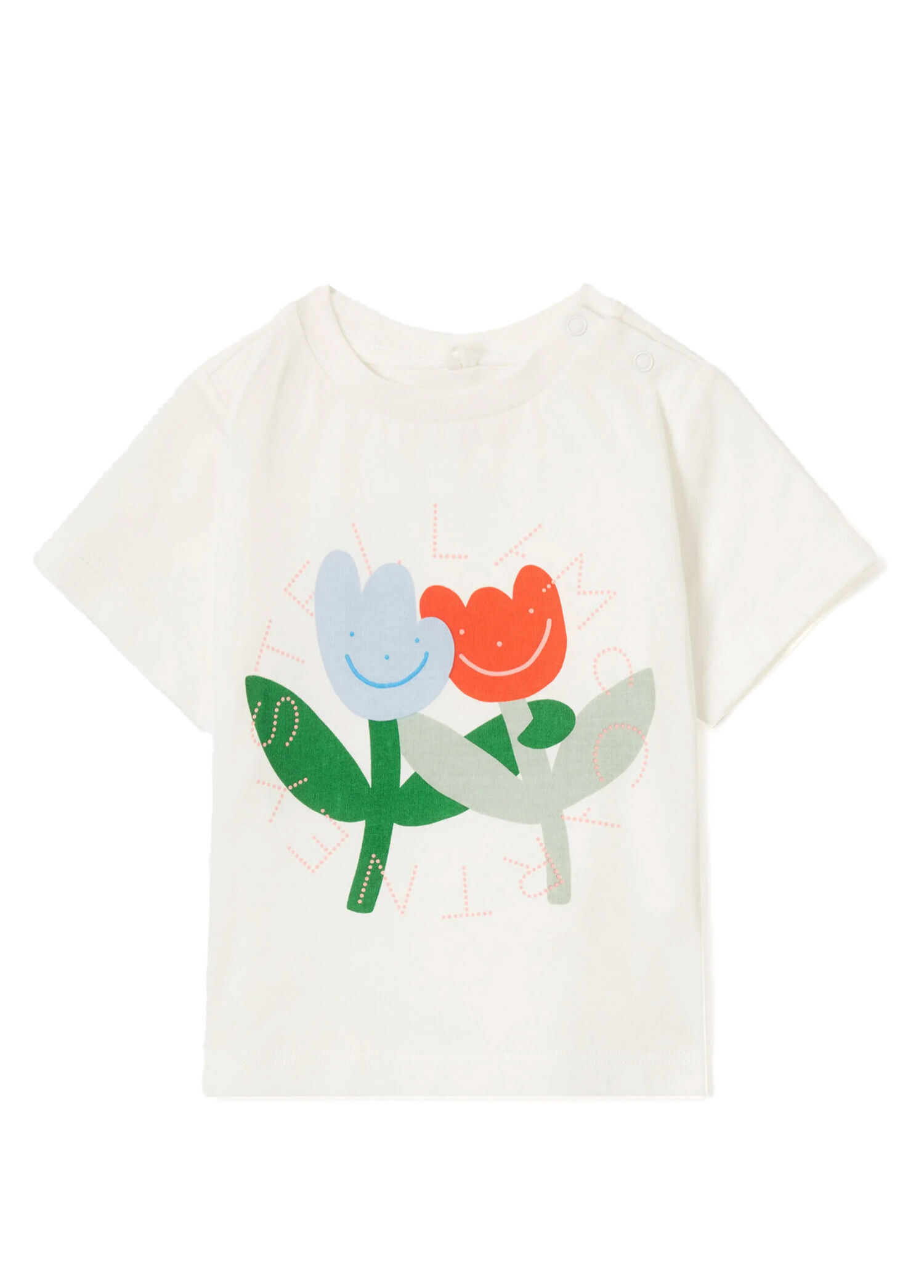 Krem Kız Bebek T-shirt