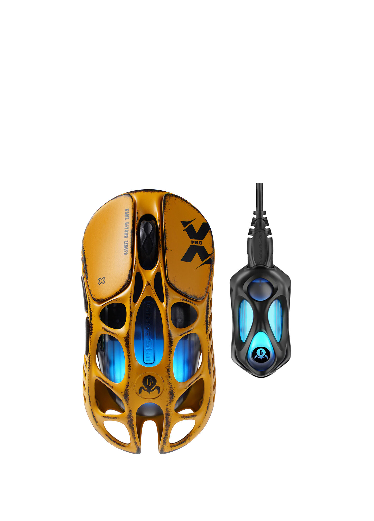 Mercury XPro RGB 32K DPI Special Edition Sarı Kablosuz Optik Gaming Mouse