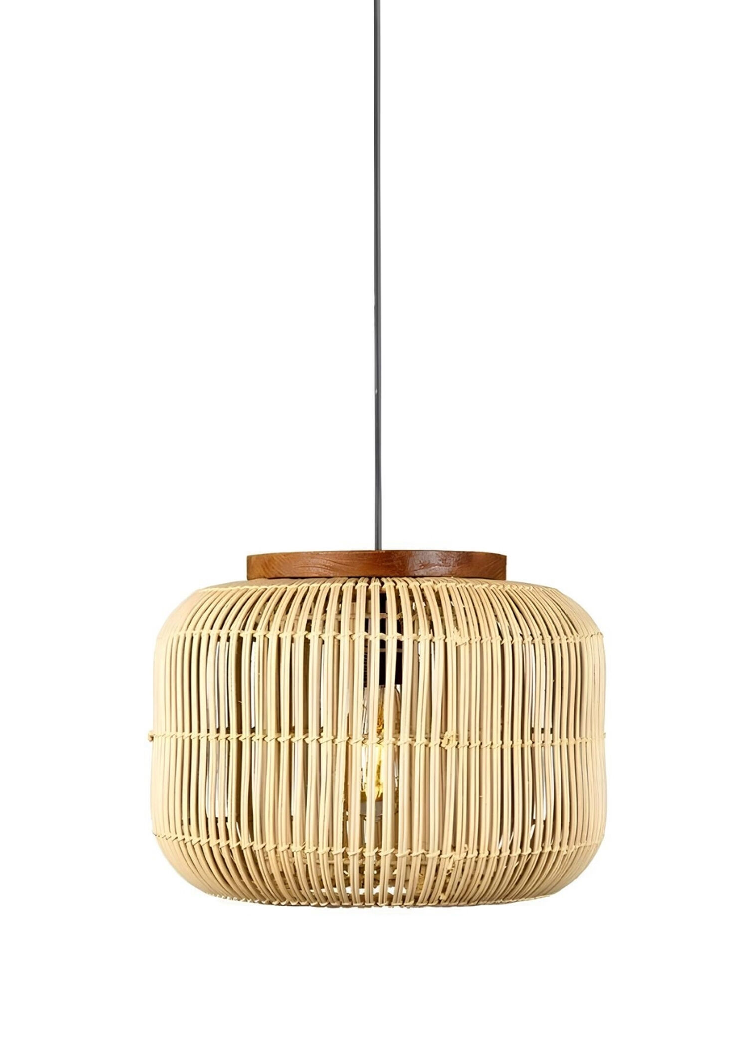 Barrel Natural Rattan Sarkıt