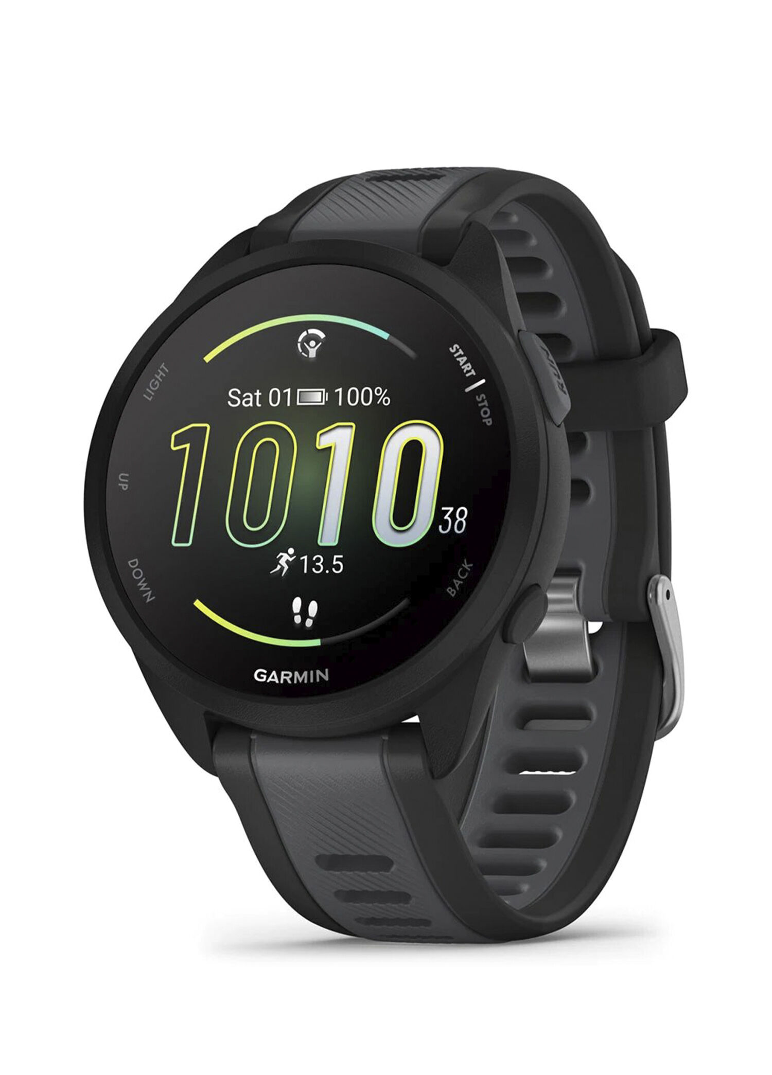 Forerunner 165 Music Siyah Slate Gri Silikon Kayışlı Akıllı Saat