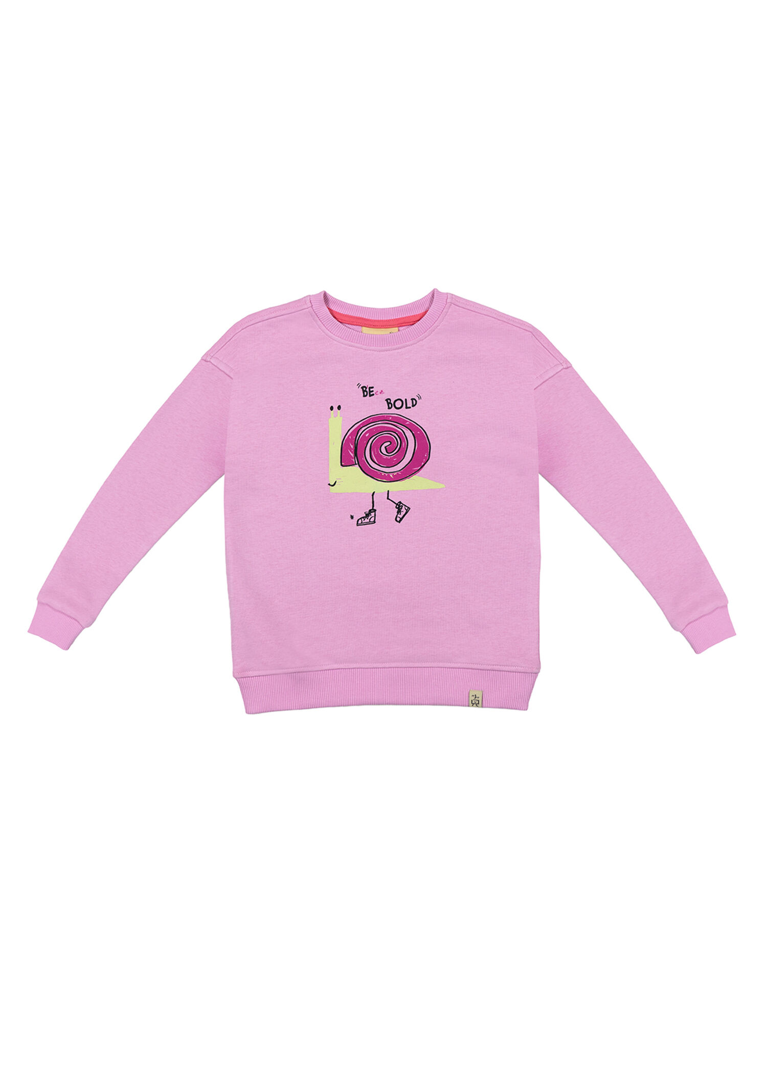 Pembe Be Bold Uzun Kollu Kız Çocuk Sweatshirt