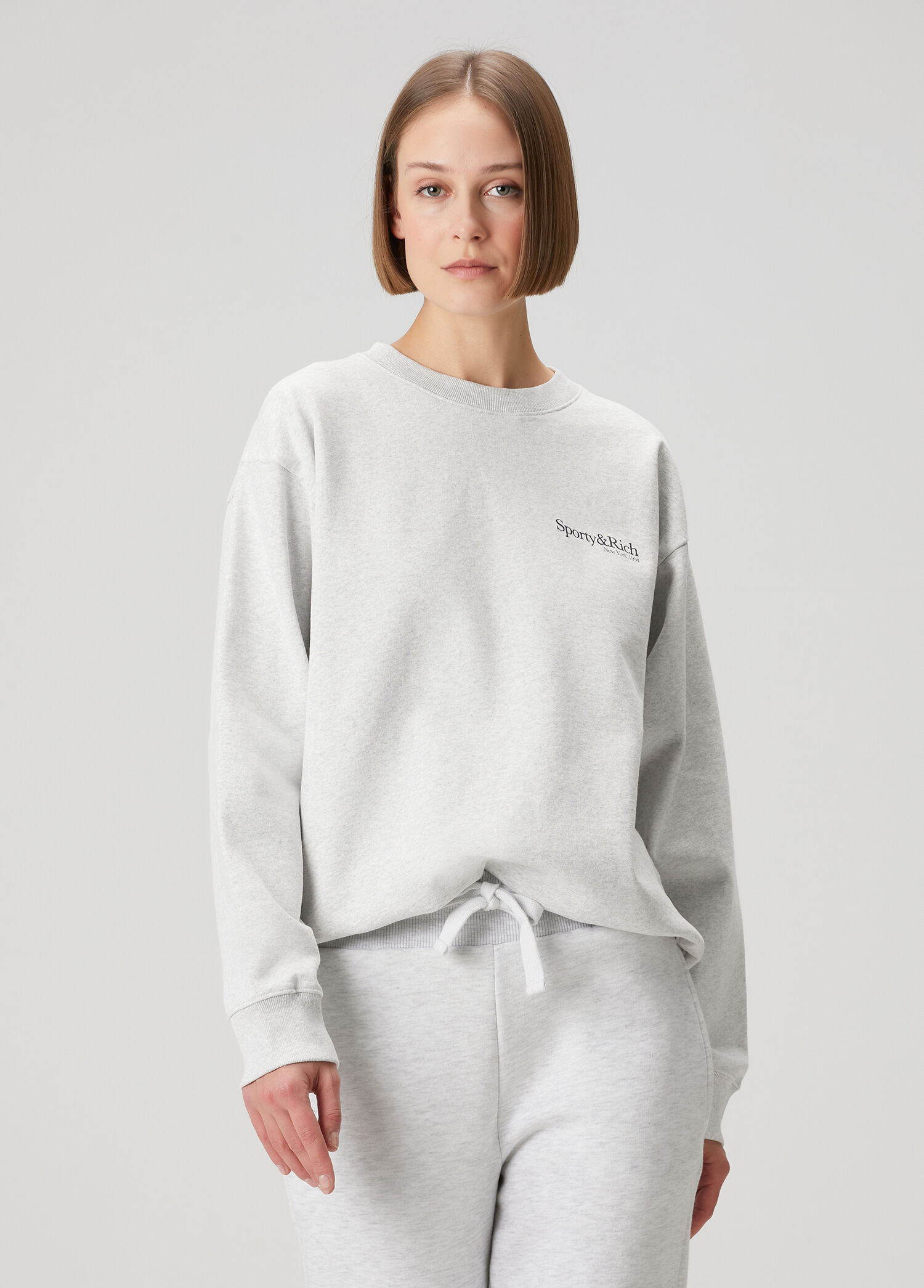 Run Club Gri Sweatshirt