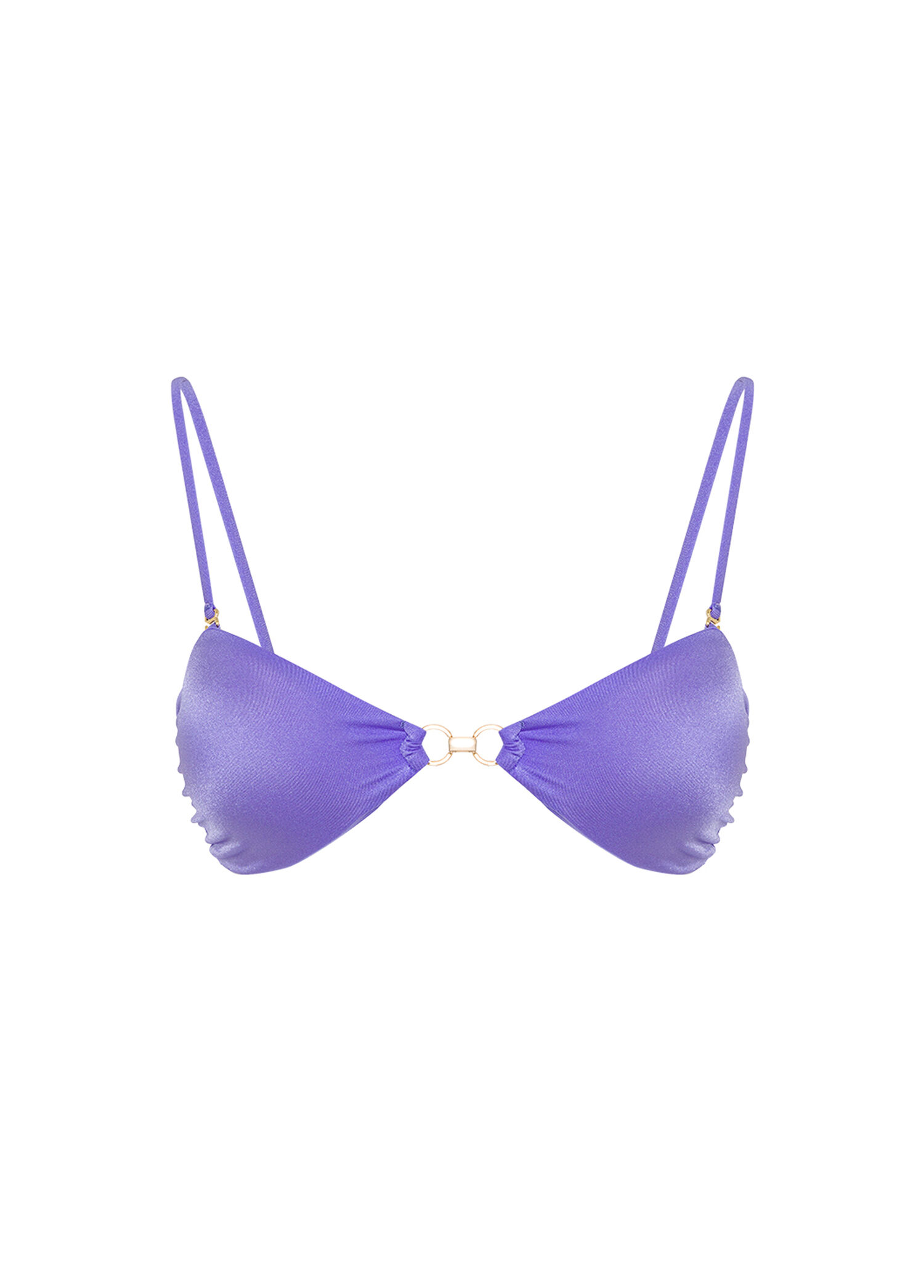 Bliss Lilac Halka Detaylı Straplez Kadın Bikini Üstü