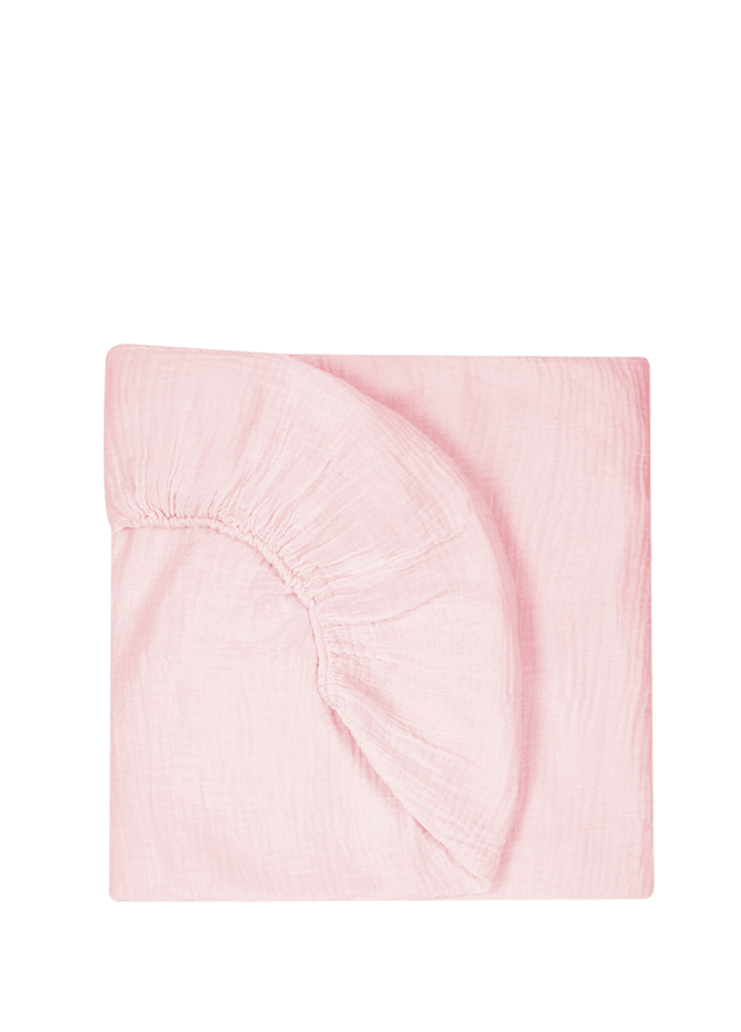 %100 Pamuk Innocent Pink Lastikli Müslin Bebek Çarşafı