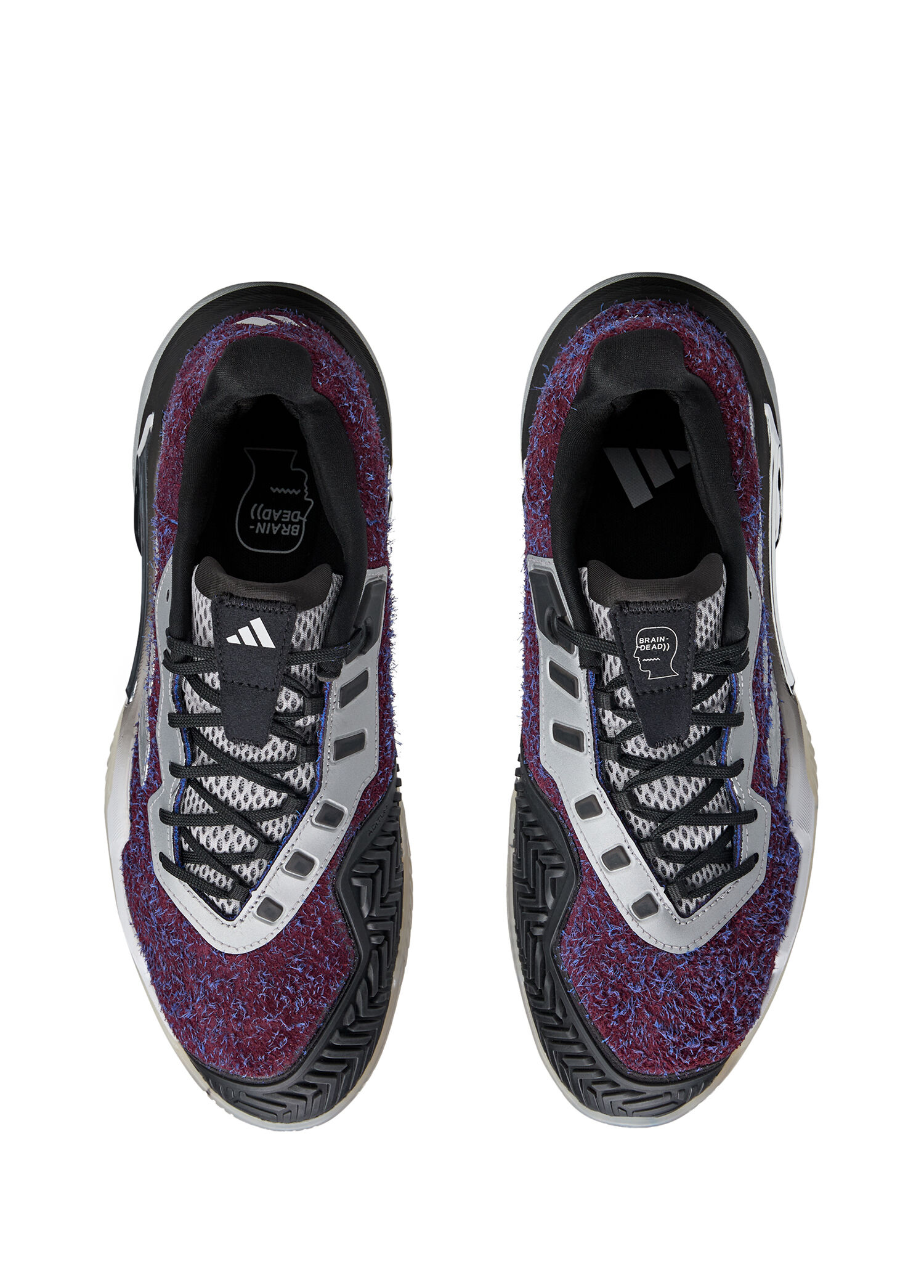 Adidas - Barricade 13 x Brain Dead Erkek Deri Sneaker - Gri