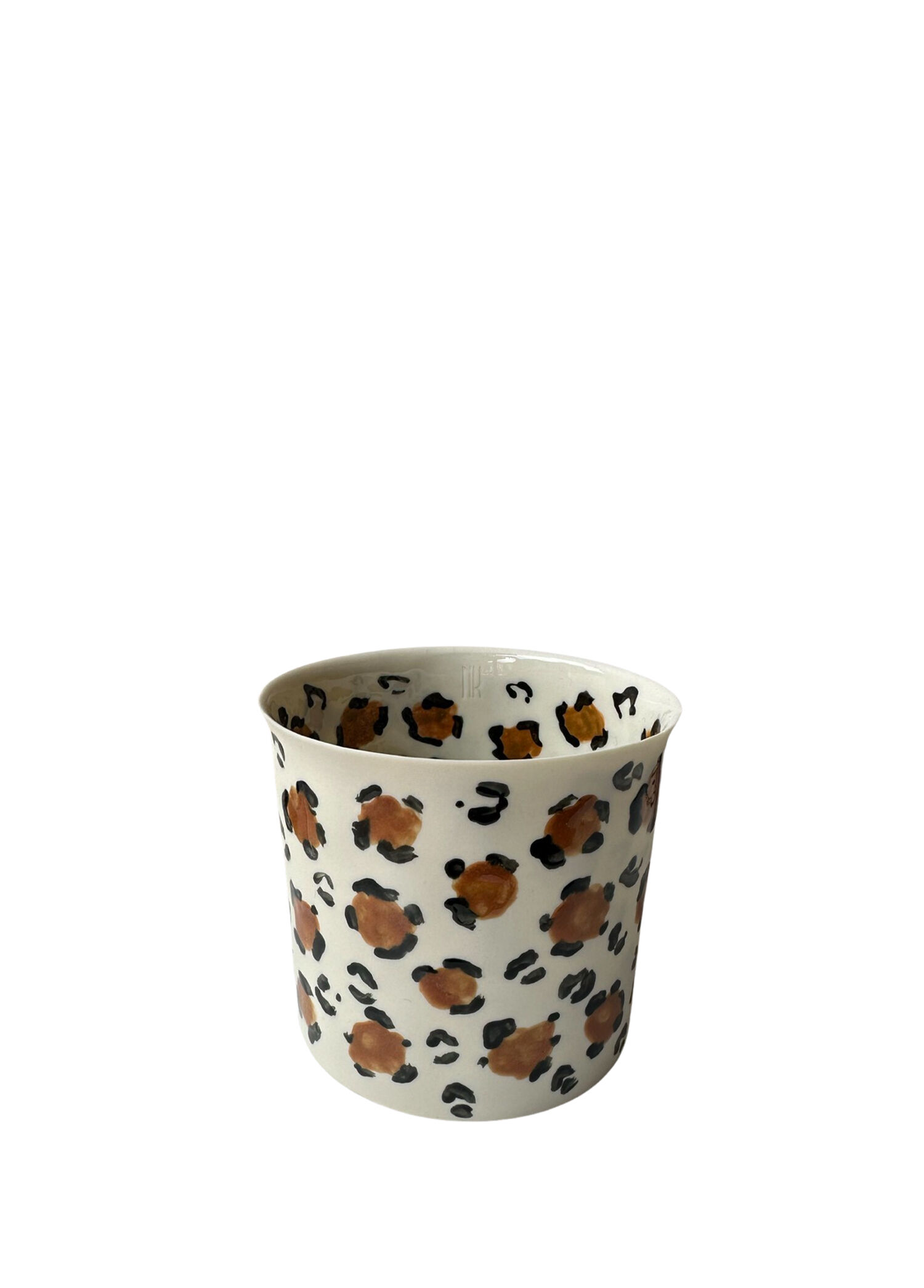 Leopar Max Limoges El Yapımı Porselen Bardak