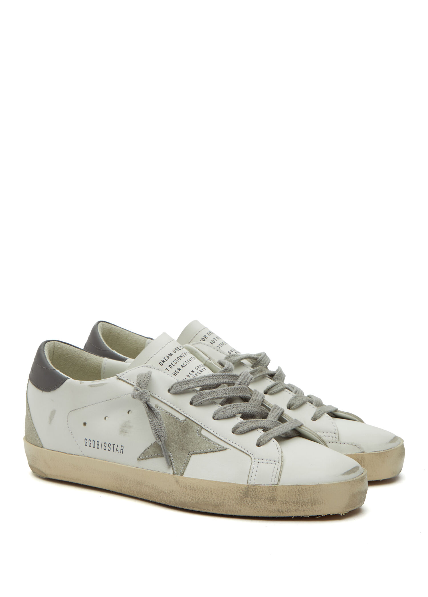Golden Goose Beyaz-Füme Kadın Super Star 11915 Kadın Sneaker