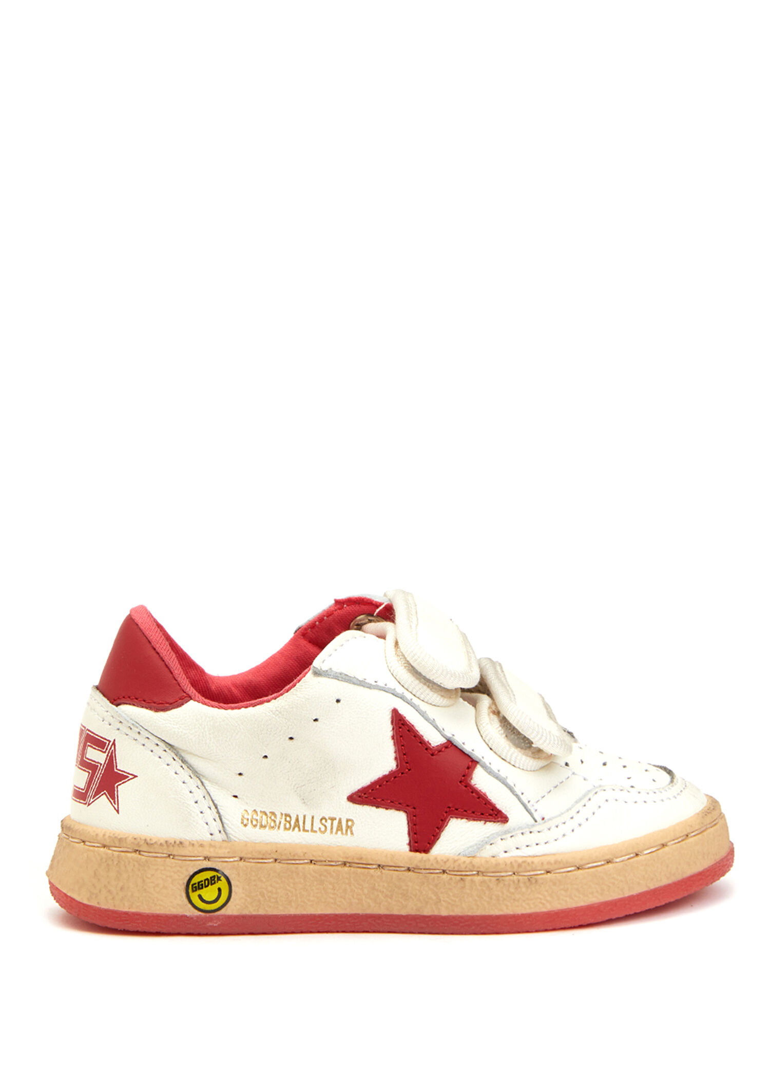 Ballstar Kırmızı Beyaz Çocuk Deri Sneaker