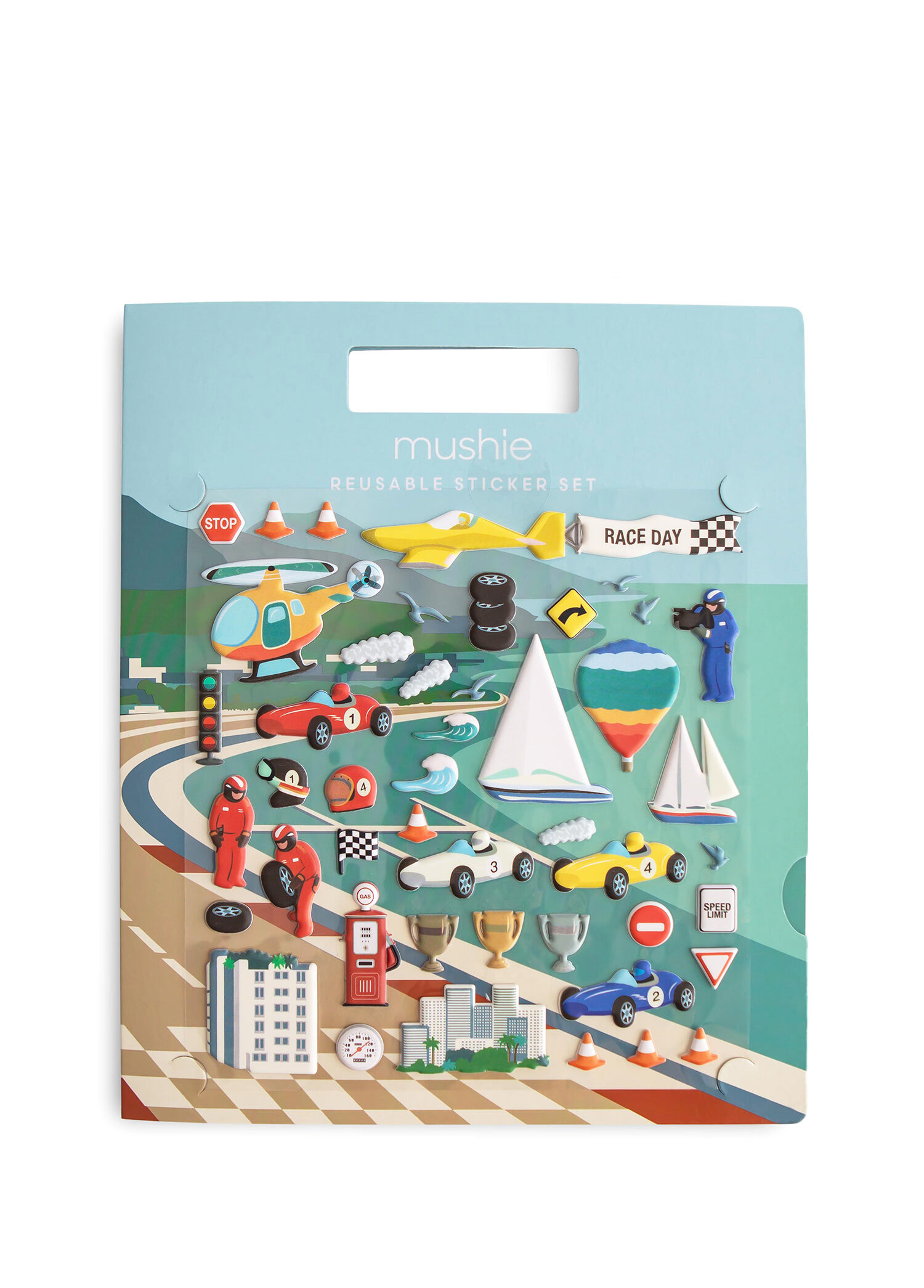 Yarış Arabaları Sticker Seti