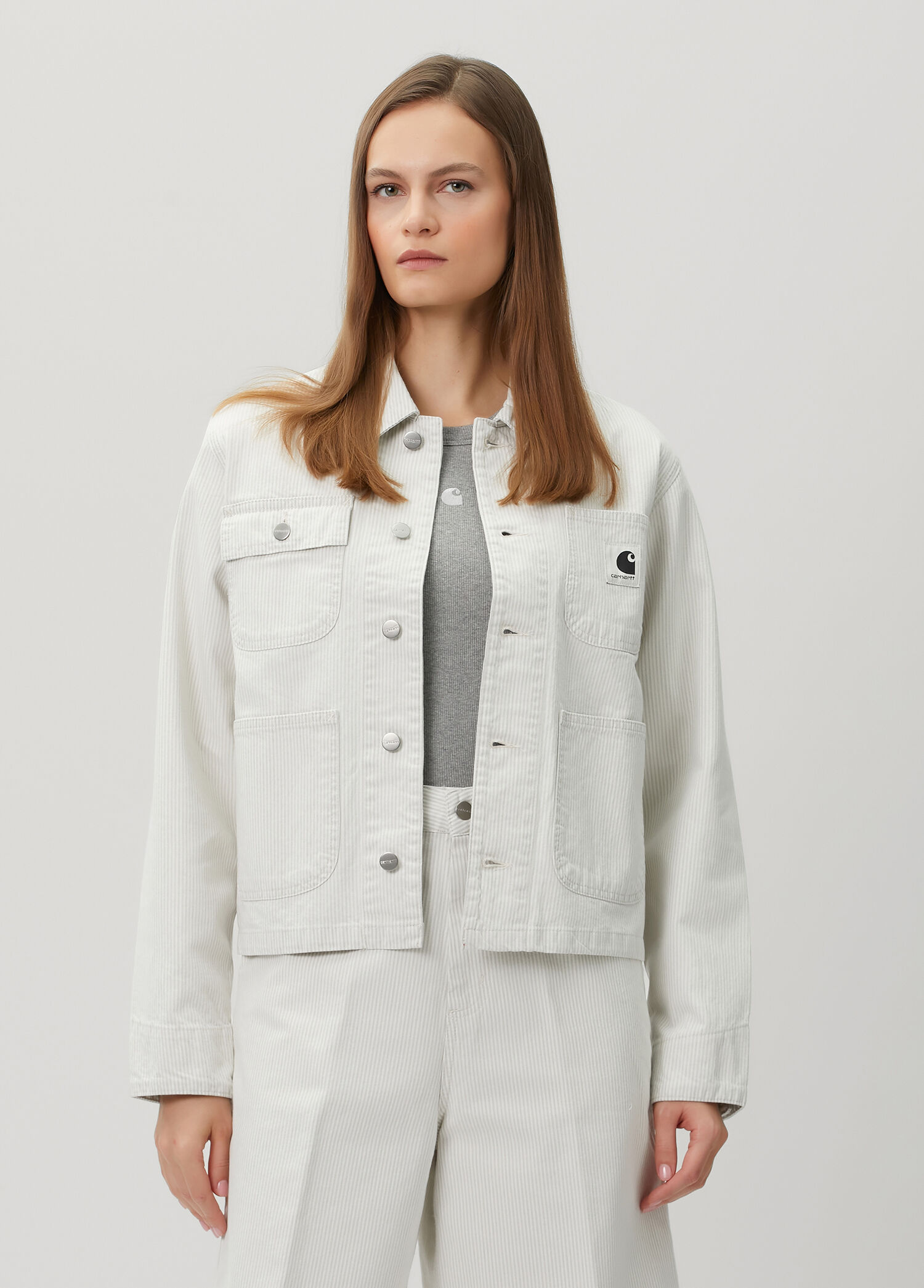 Mercer Chore Ecru Striped Jacket