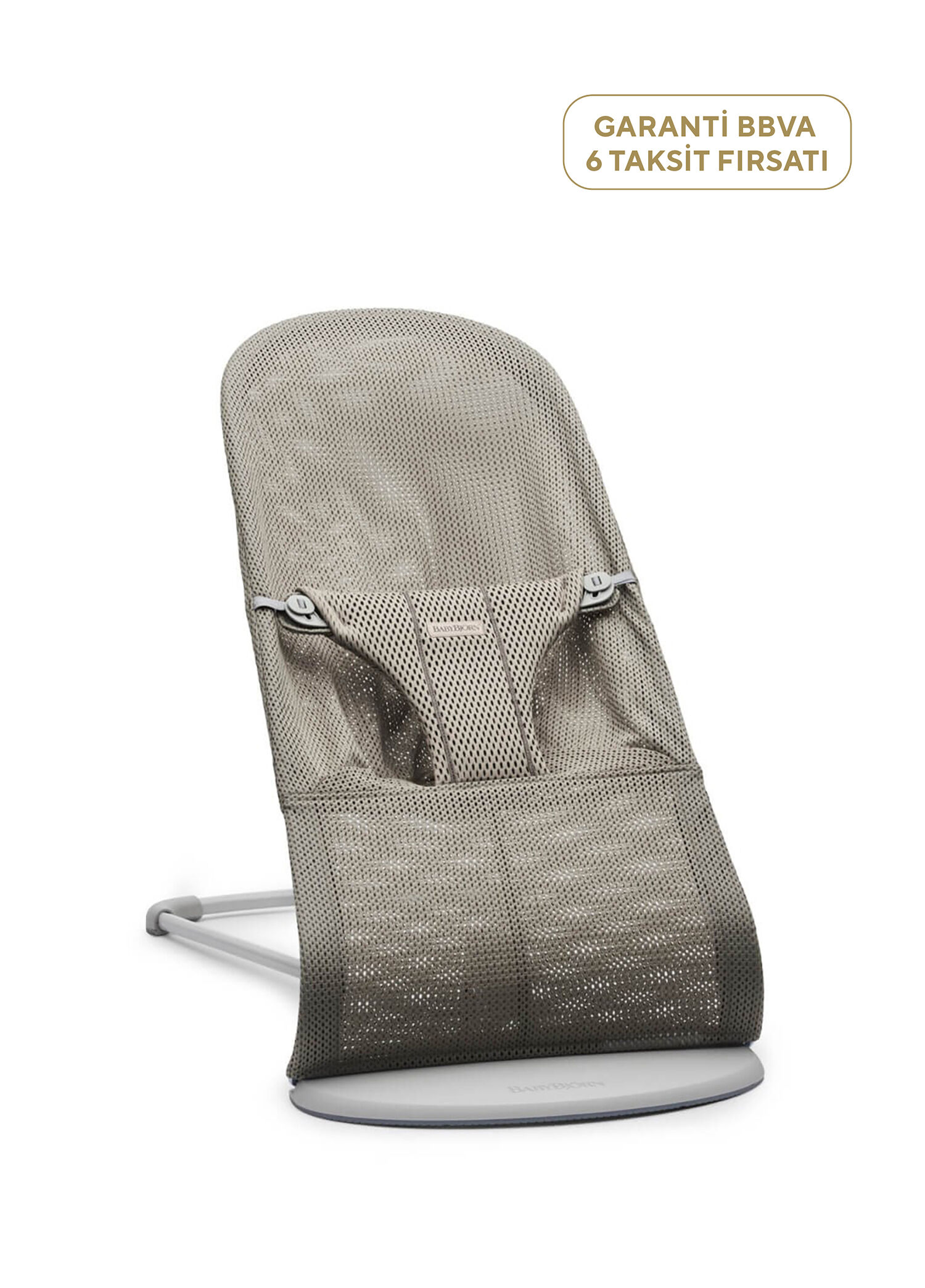Bliss Grey Beige Mesh 3 Kademeli Ana Kucağı