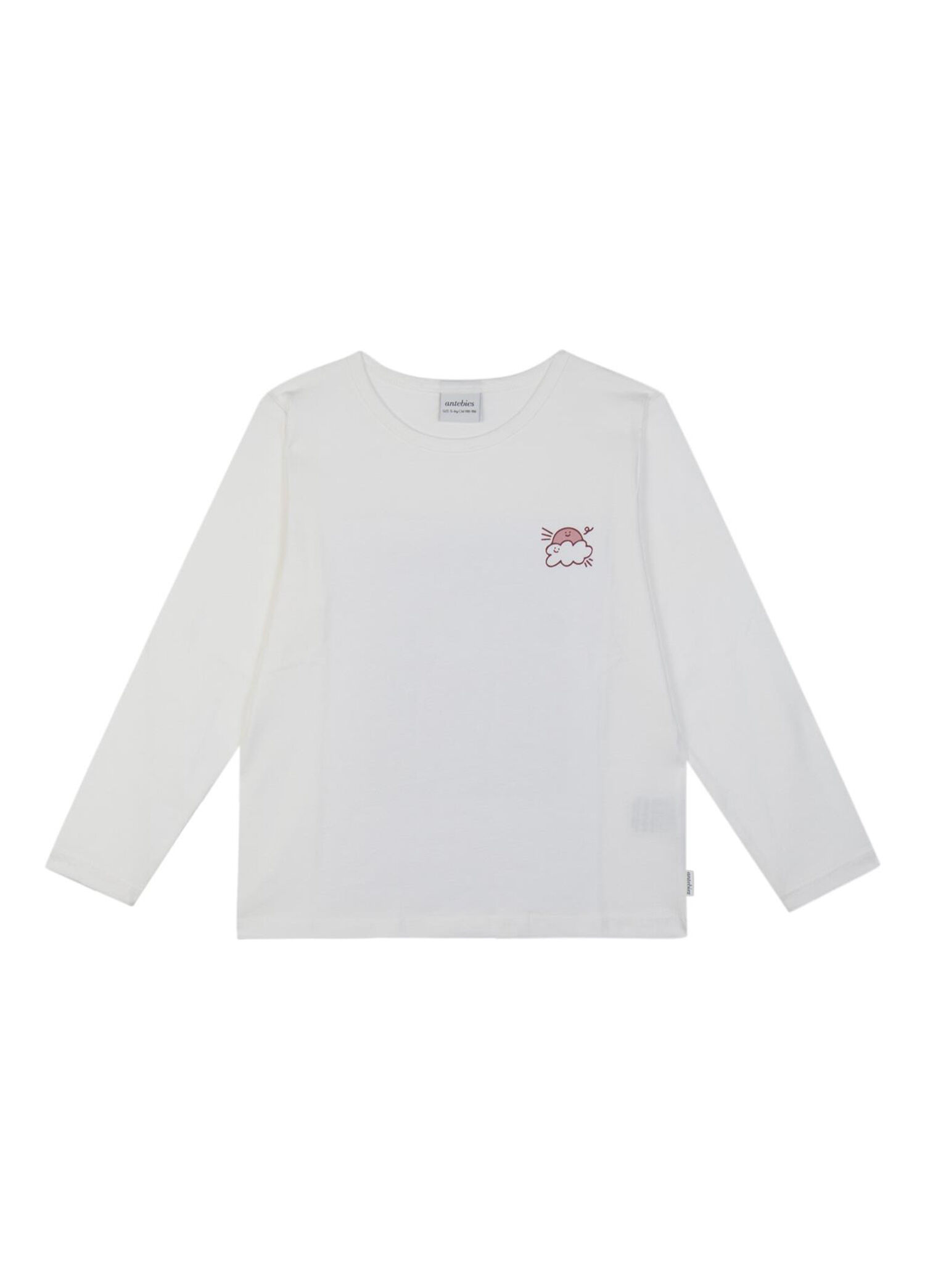 Pembe Sevgili Dünya Baskılı Uzun Kollu Kız Çocuk Tshirt