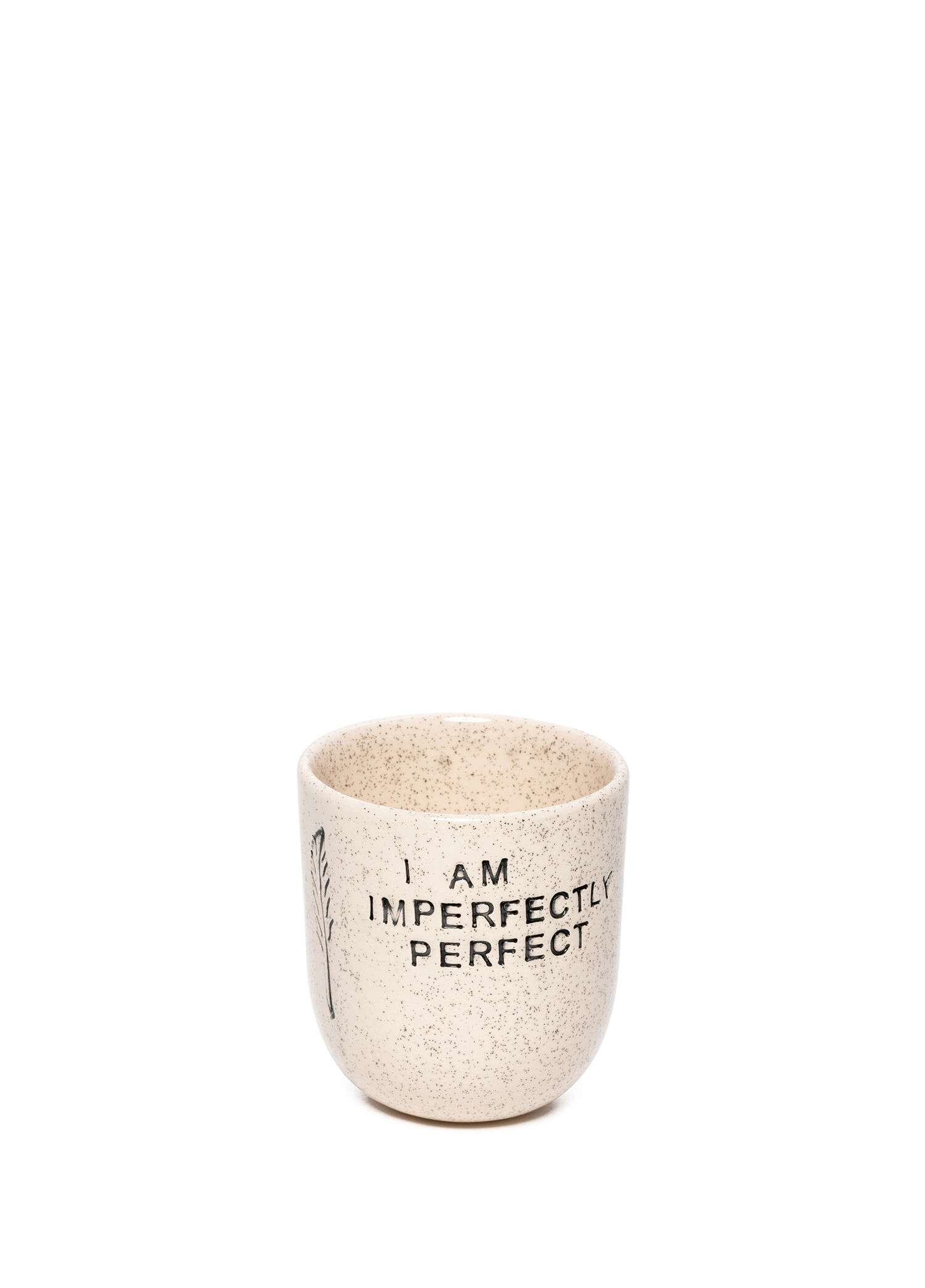 I Am Imperfectly Perfect Mood Gümüş Seramik Kupa