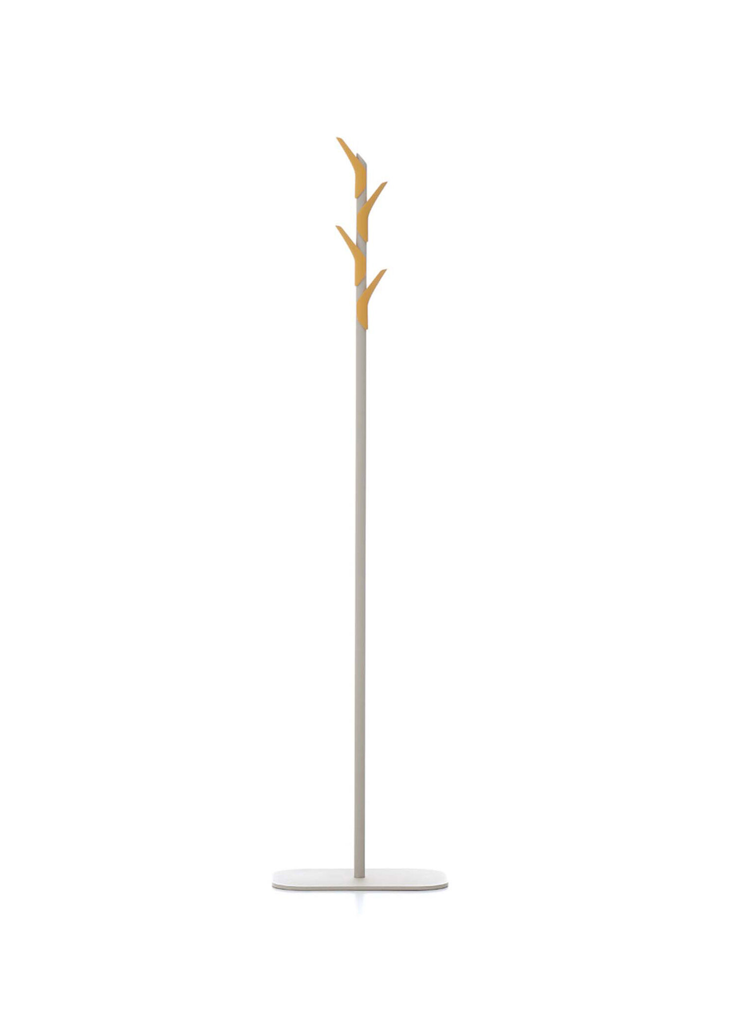 Leaves Sarı Metal Tekli Askı