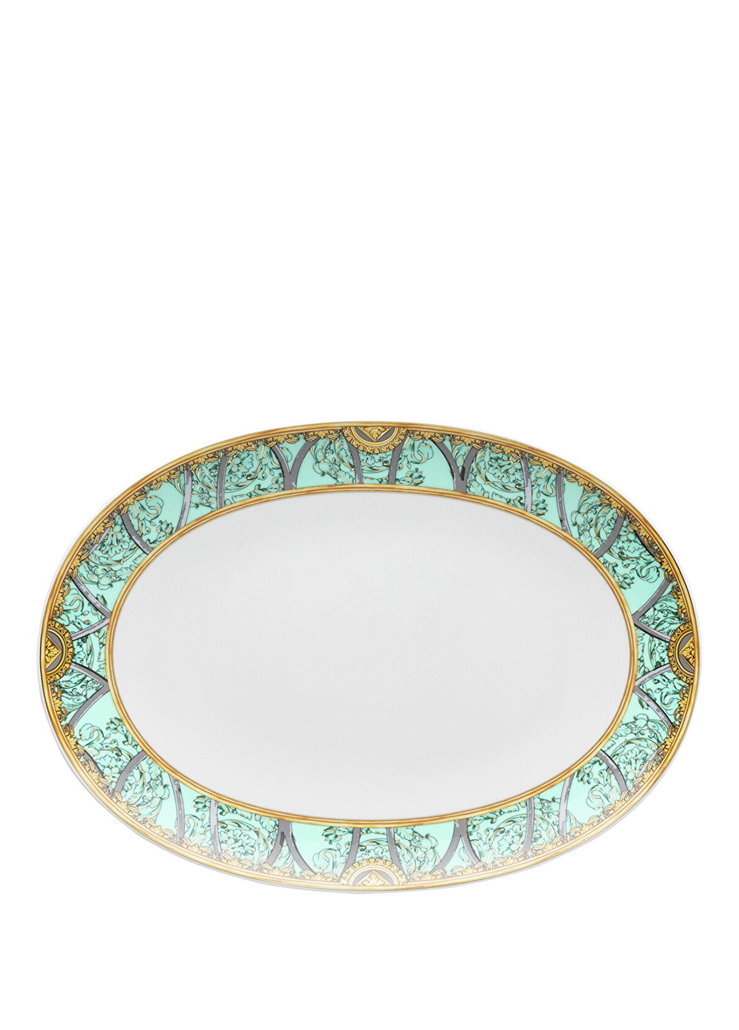 Scala Palazzo Yeşil Porselen Servis Kasesi 22 cm