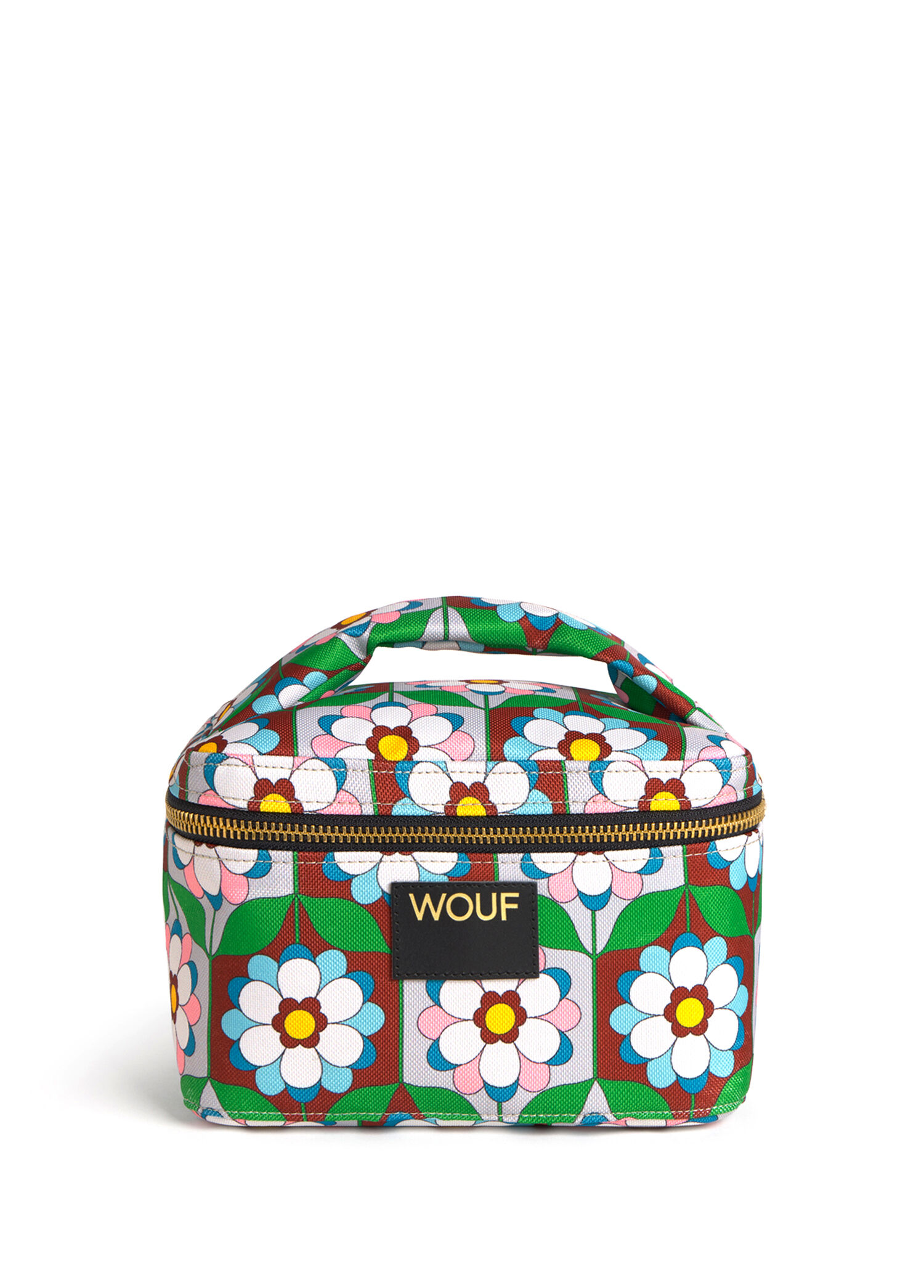 Kaleido Vanity Renkli Baskılı Kadın Makyaj Çantası 20 x 12 cm
