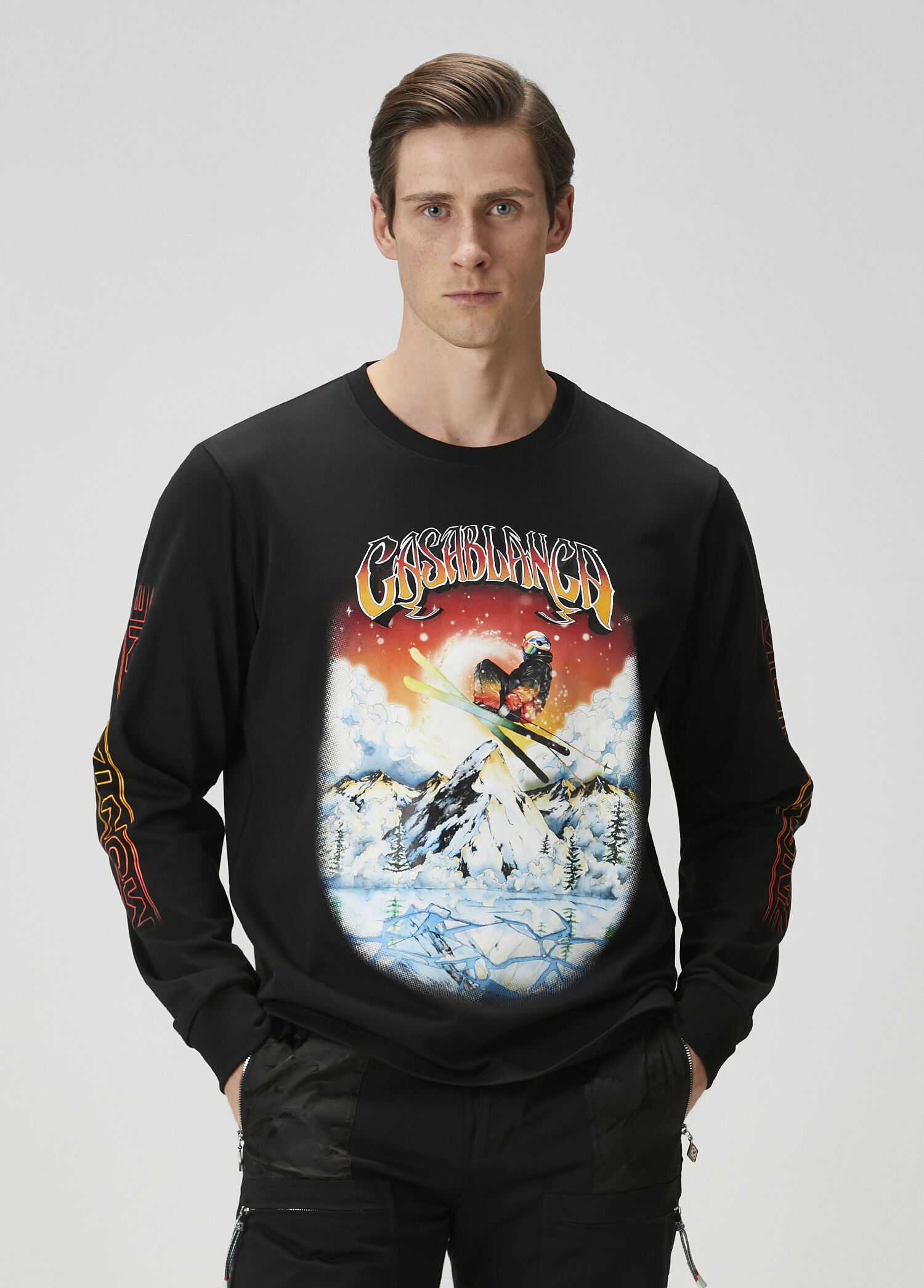 Siyah Organik Pamuk T-shirt