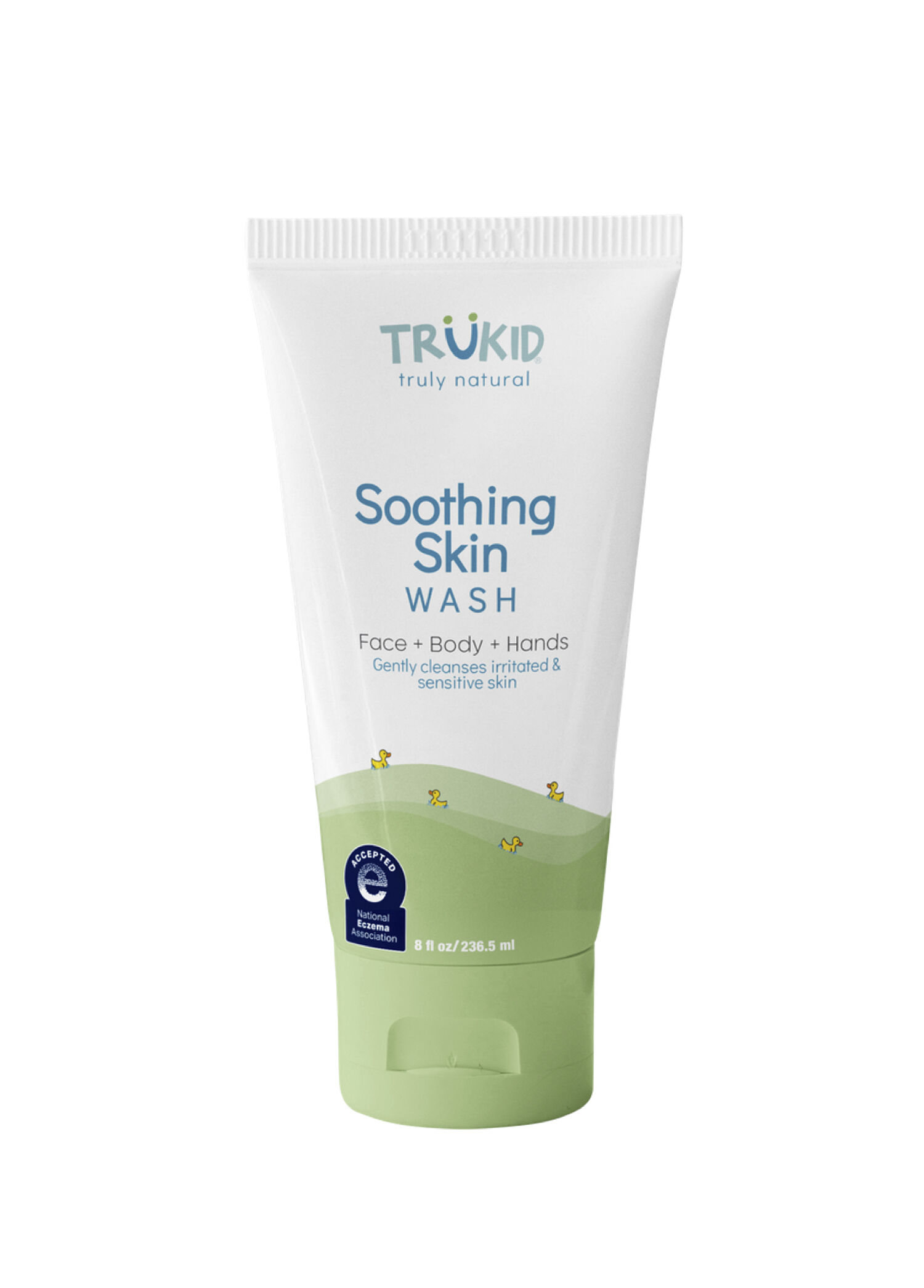TruKid Egzama Eğilimli Ciltler için Yatıştırıcı Bebek Yüz ve Vücut Yıkama Jeli 236.5 ml
