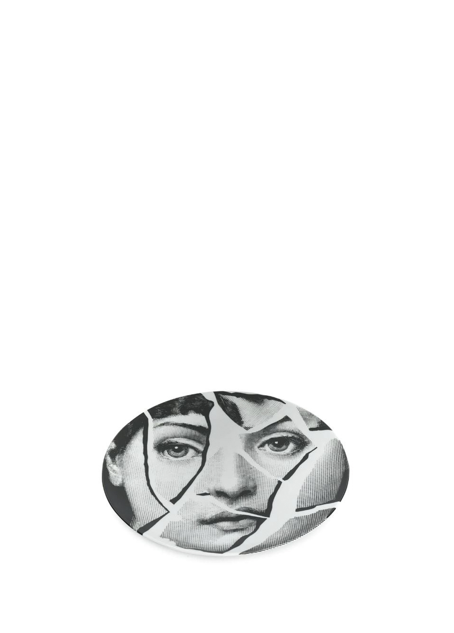 No 2 Yüz Baskılı Porselen Dekoratif Tabak