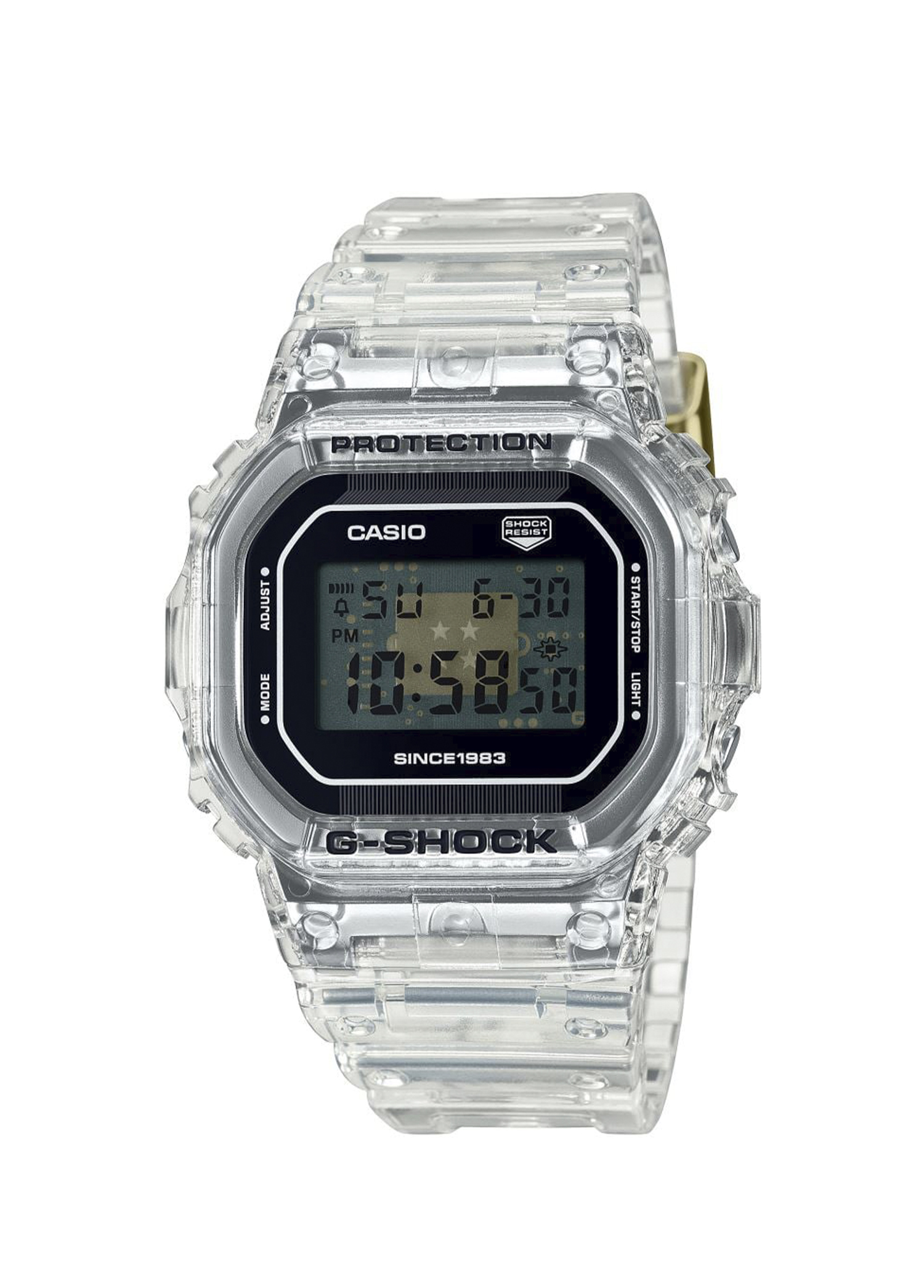 DW-5040RX-7DR Plastik Gri Erkek Kol Saati